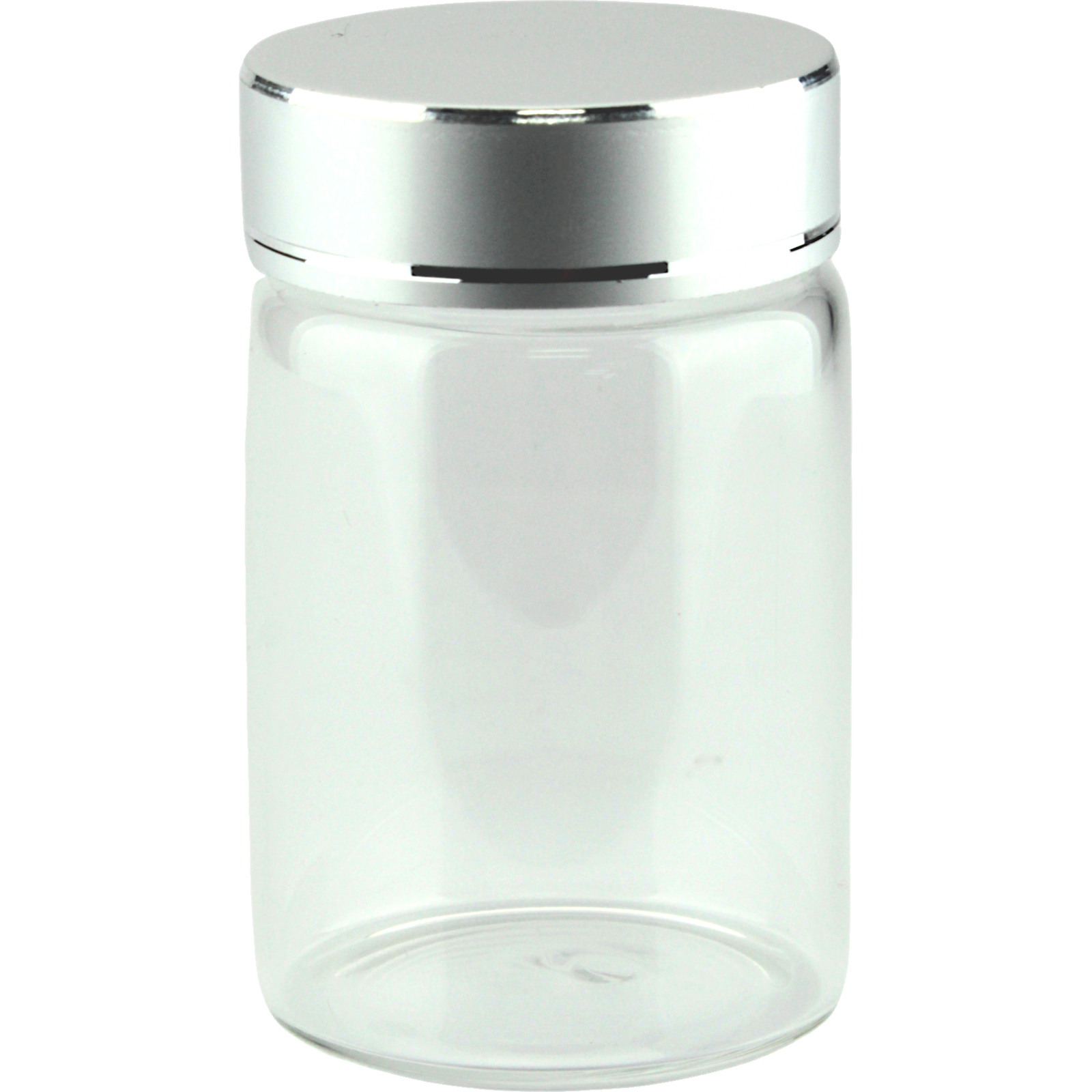 Clear Glass Round Screw Top Jar 100ml
