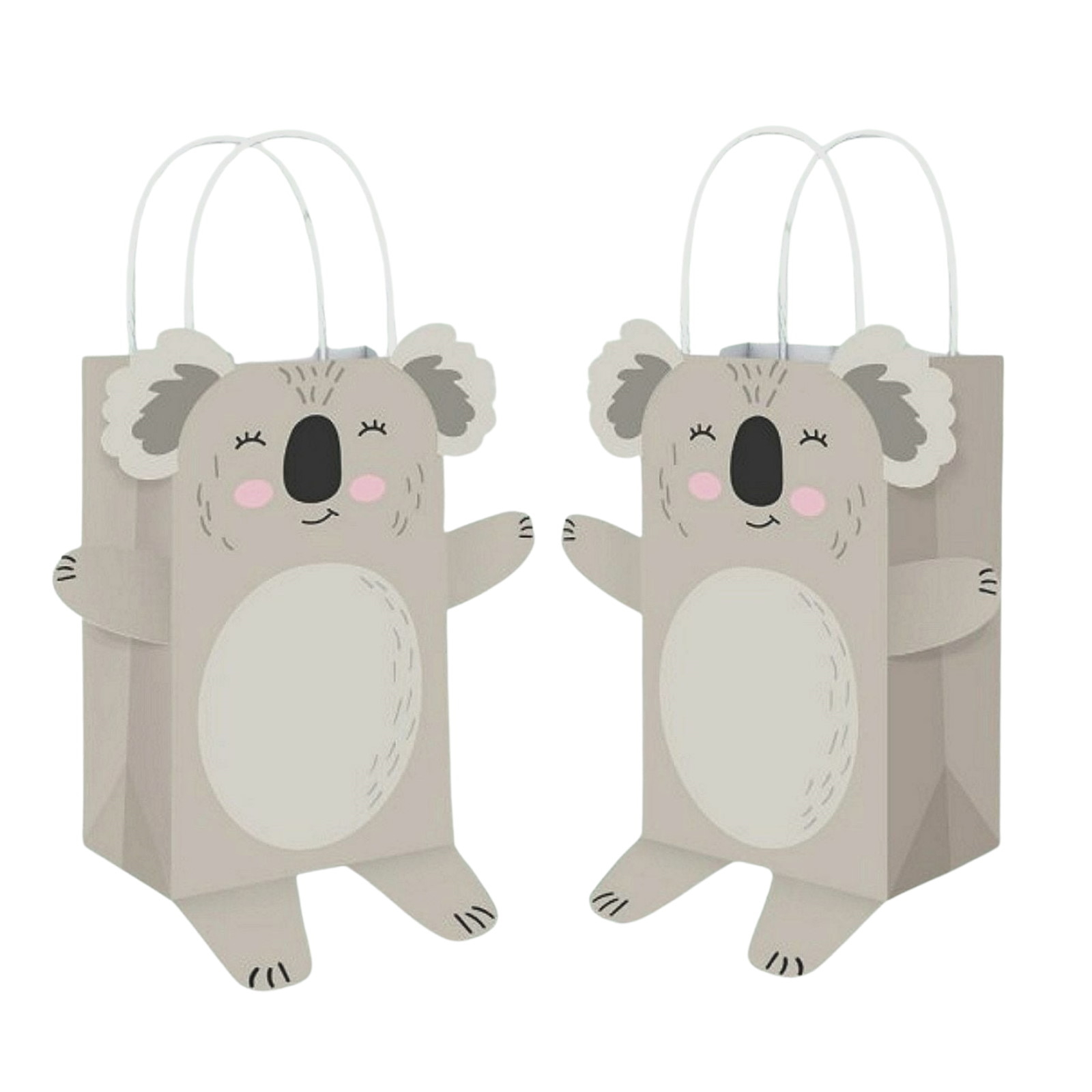 Koala Party Paper Gift Bags (Pack of 8)