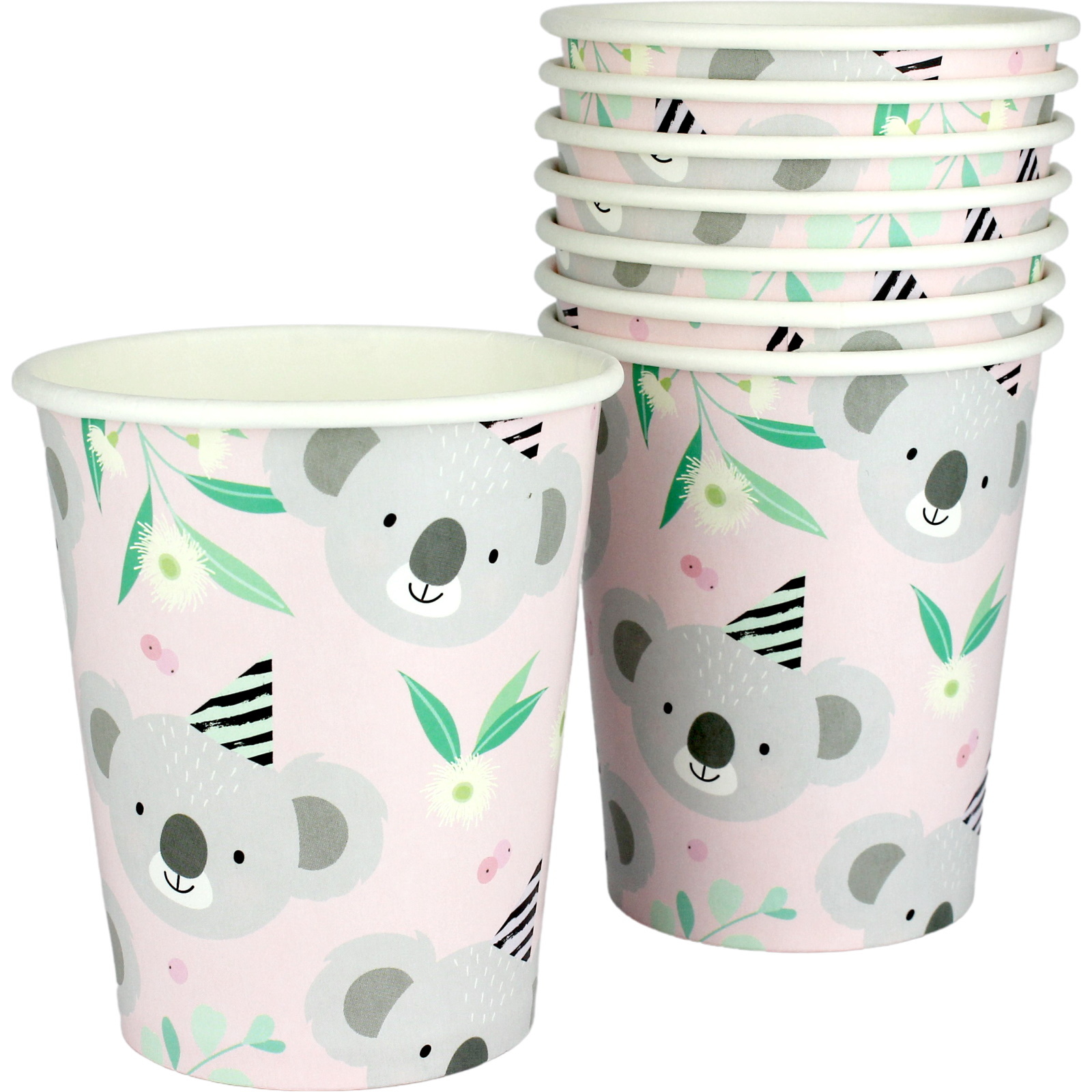 Bush Koala Paper Cups (Pack of 8)