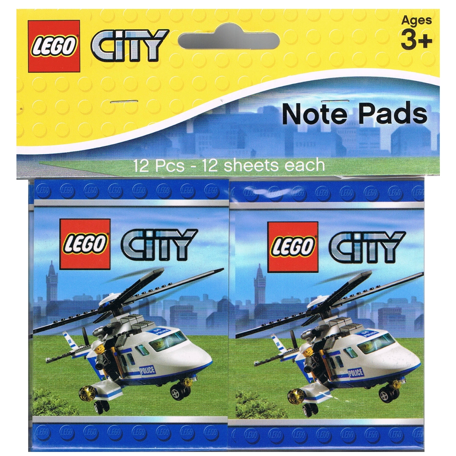 Lego City Notepads (Pack of 12)