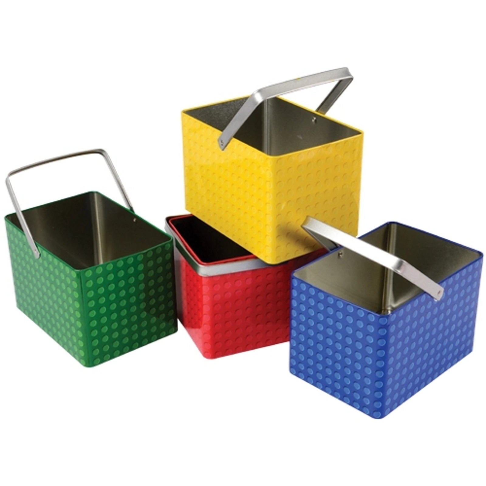 Block Mania Metal Favour Treat Buckets (Pack of 4)