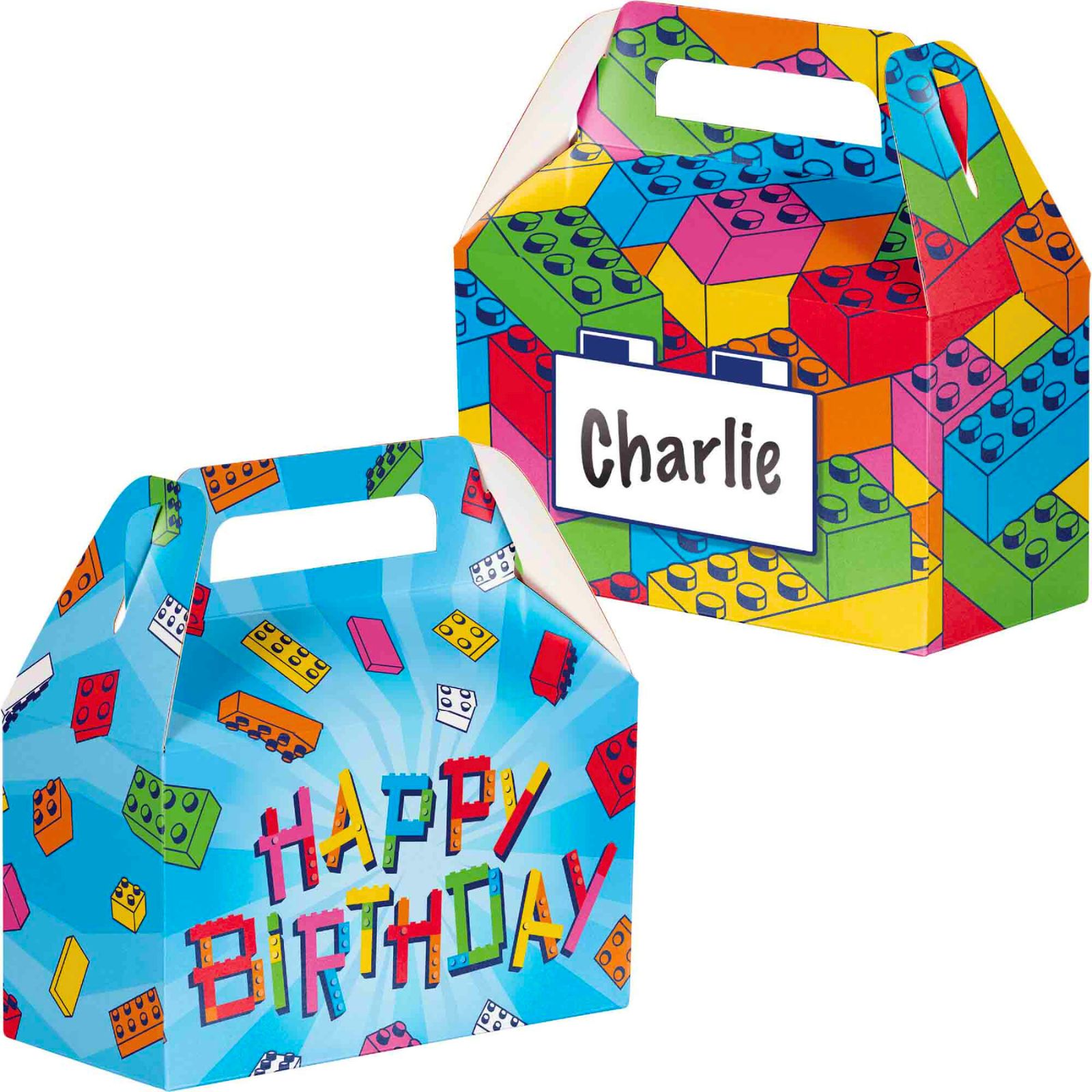 Block Bash Favour Boxes (Pack of 4)