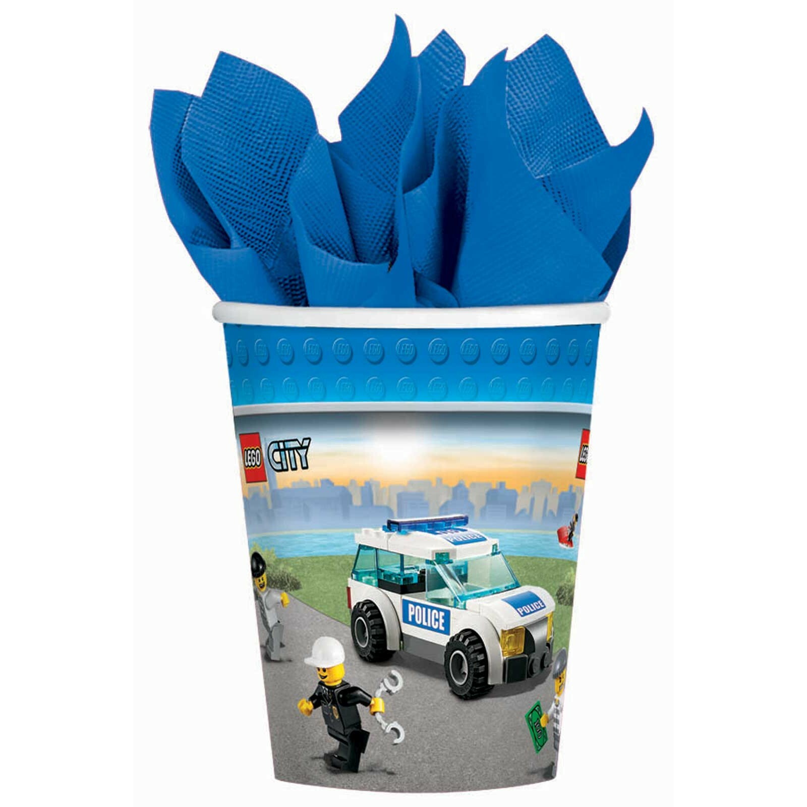 Lego City Paper Cups (Pack of 8)