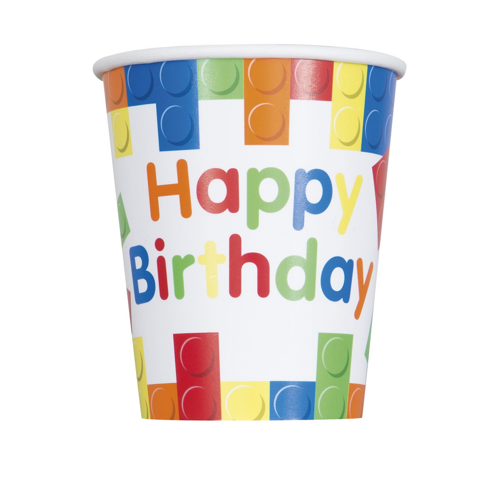 Building Blocks Paper Cups (Pack of 8)