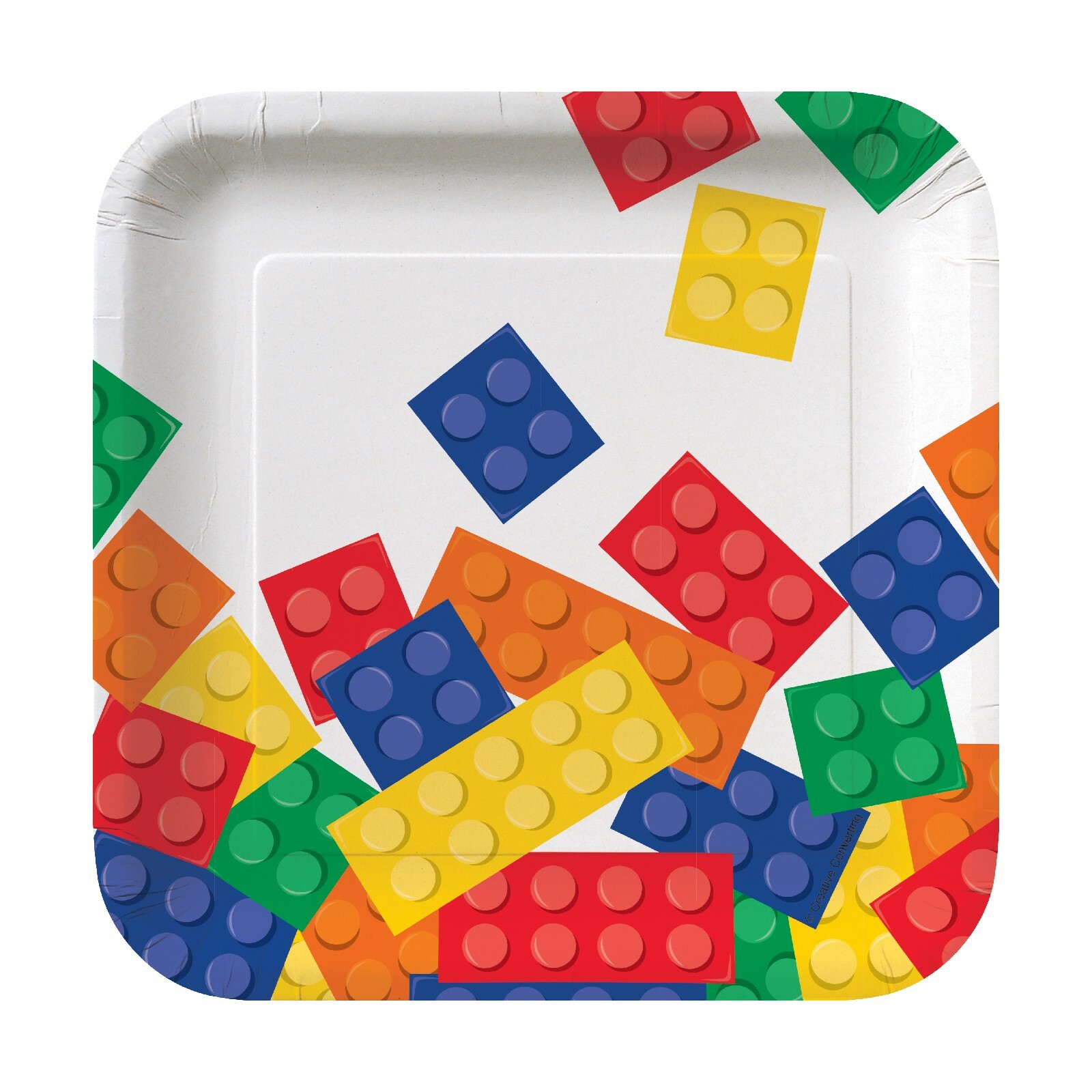 Block Party Small Paper Plates (Pack of 8)