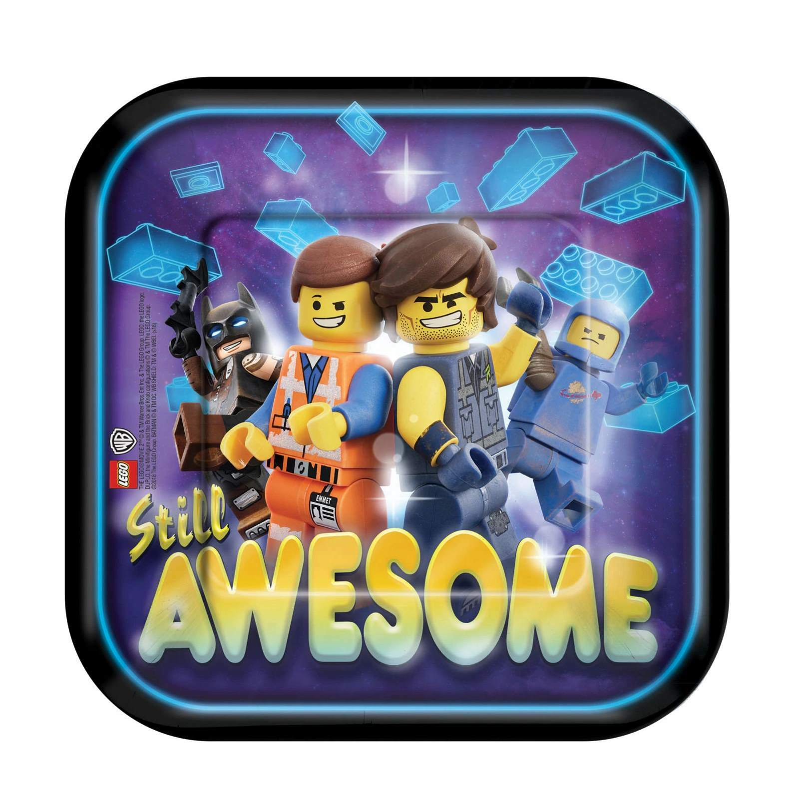 Lego Movie 2 Small Paper Plates (Pack of 8)