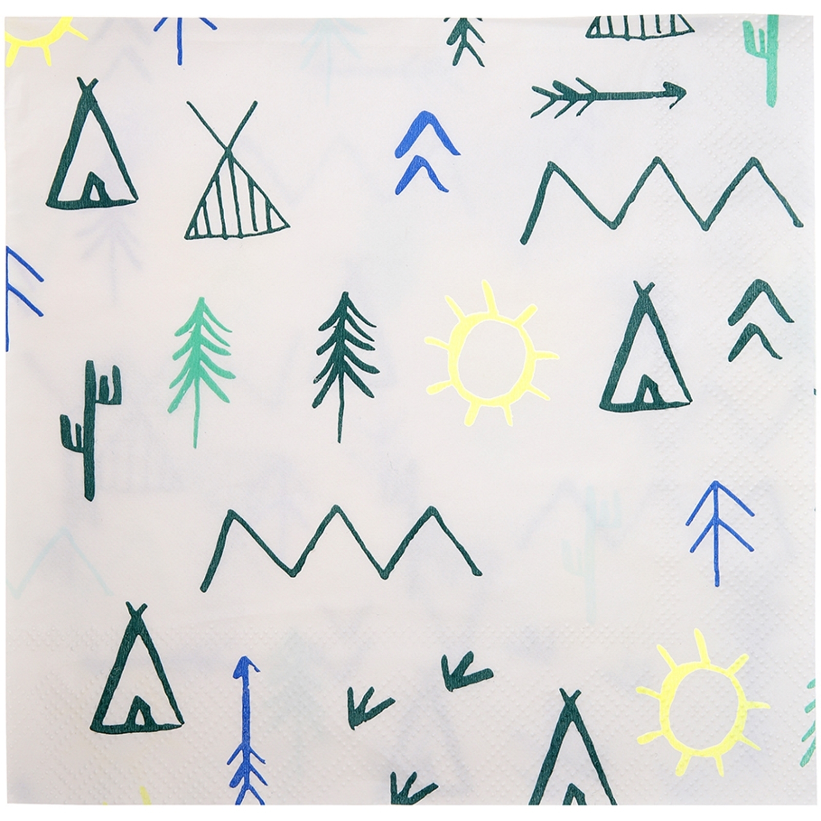 Meri Meri Lets Explore Large Napkins / Serviettes (Pack of 20)