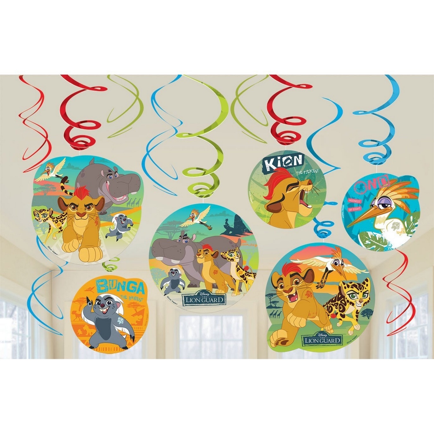 The Lion Guard Swirl Decorations (Pack of 12)