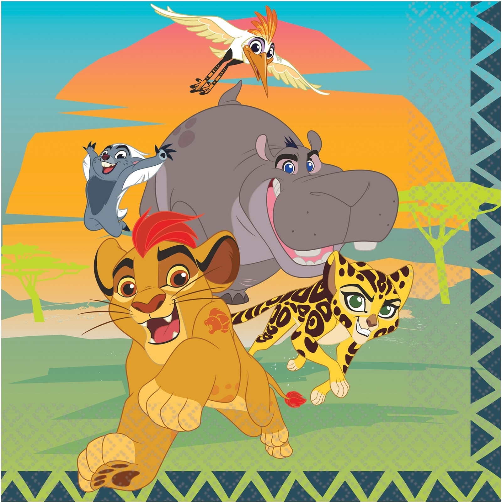 The Lion Guard Large Napkins / Serviettes (Pack of 16)