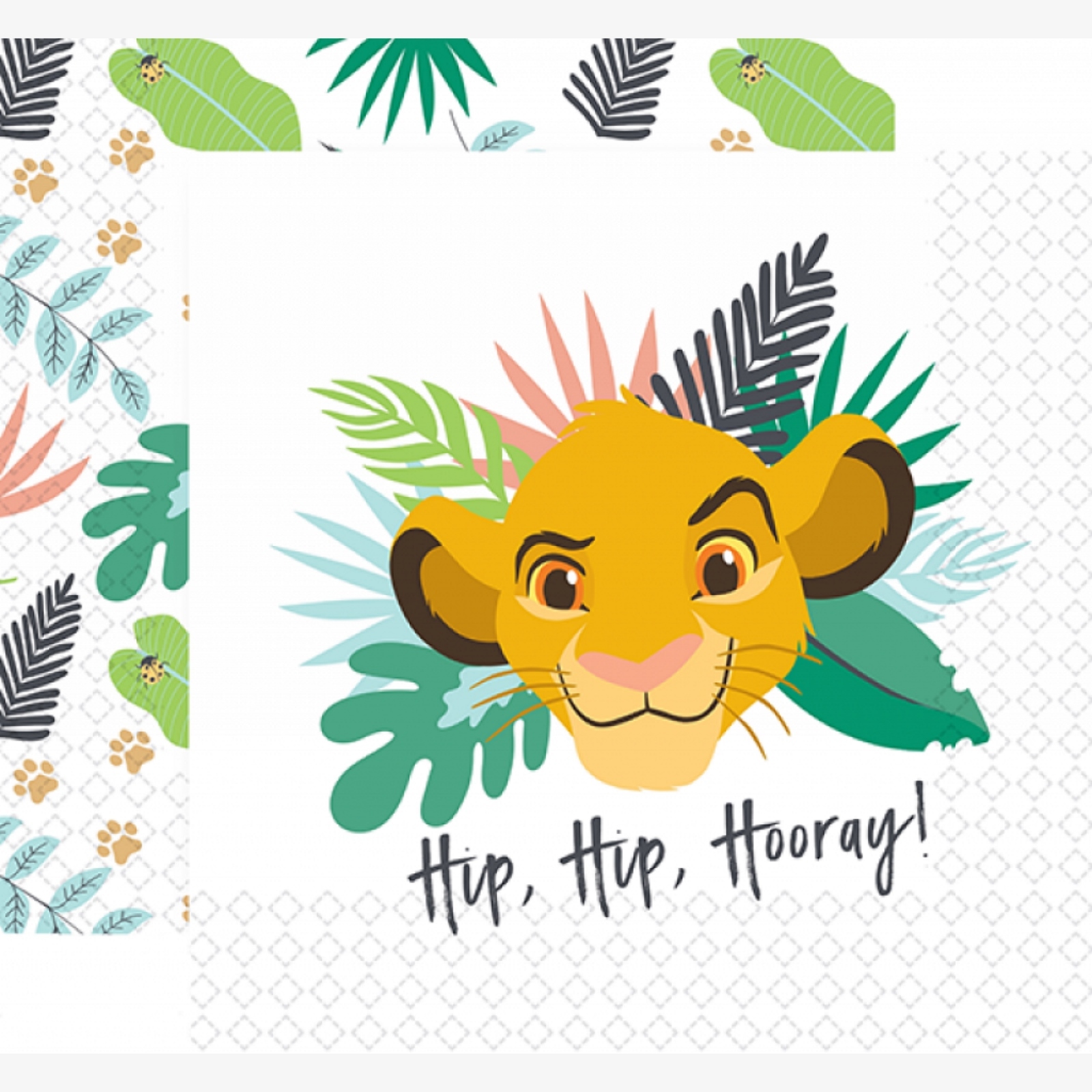 Disney Lion King Large Napkins / Serviettes (Pack of 16)
