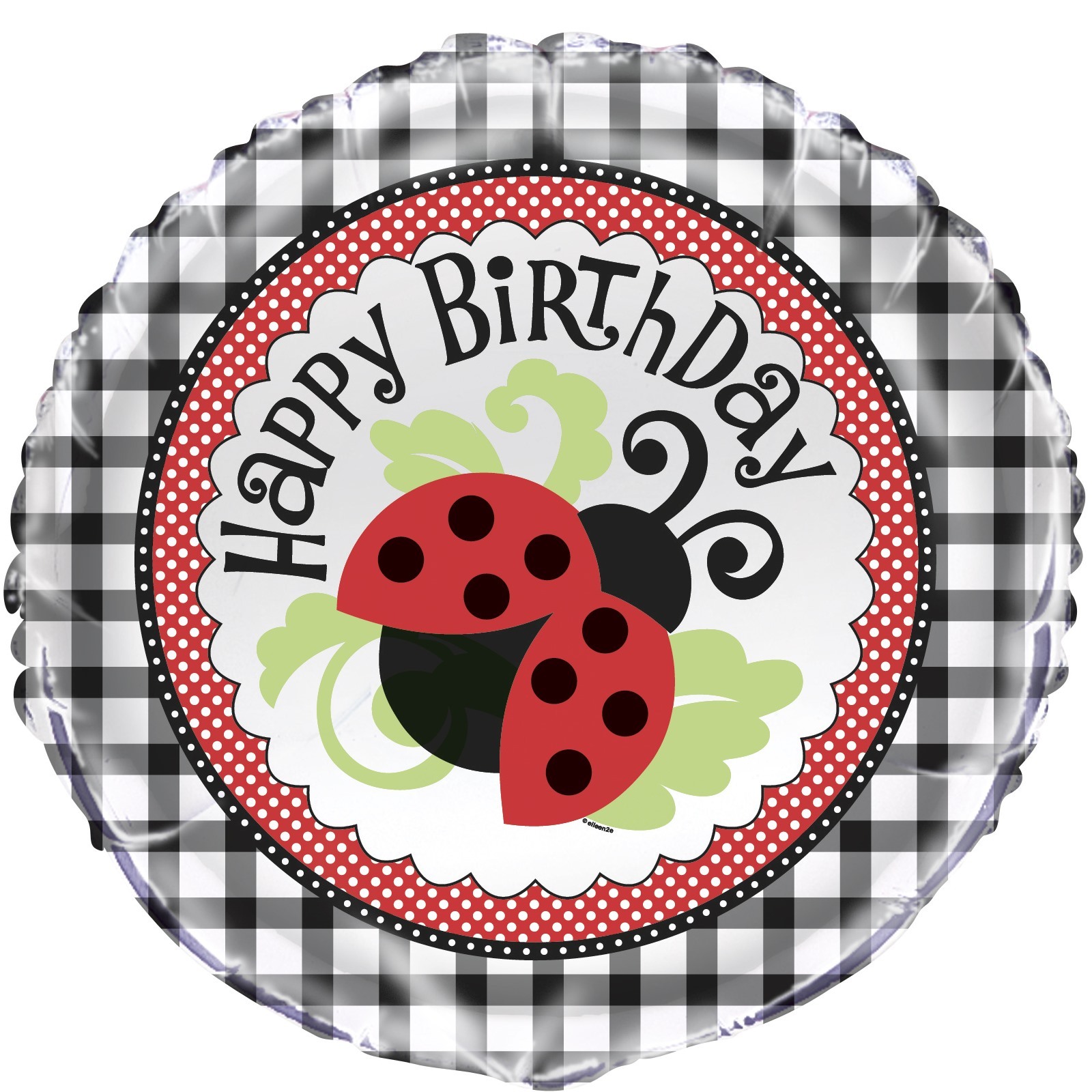 Lively Ladybugs Helium Balloon