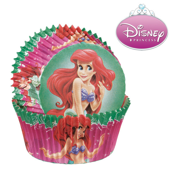 Ariel The Little Mermaid Baking Cups Patty Pans (Pack of 50)