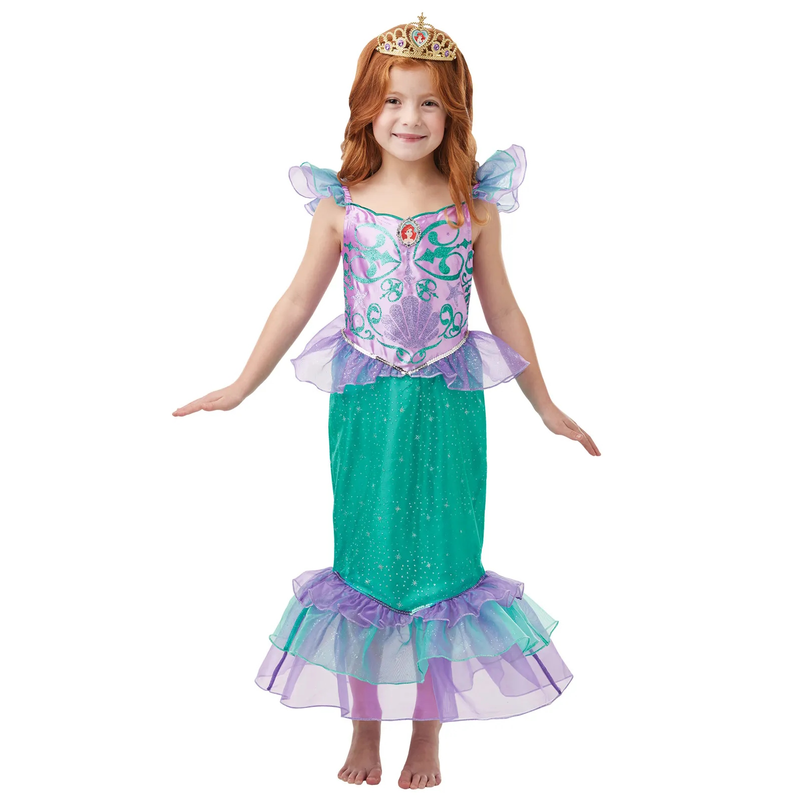 Ariel The Little Mermaid Kids Costume (3-5 Years) 