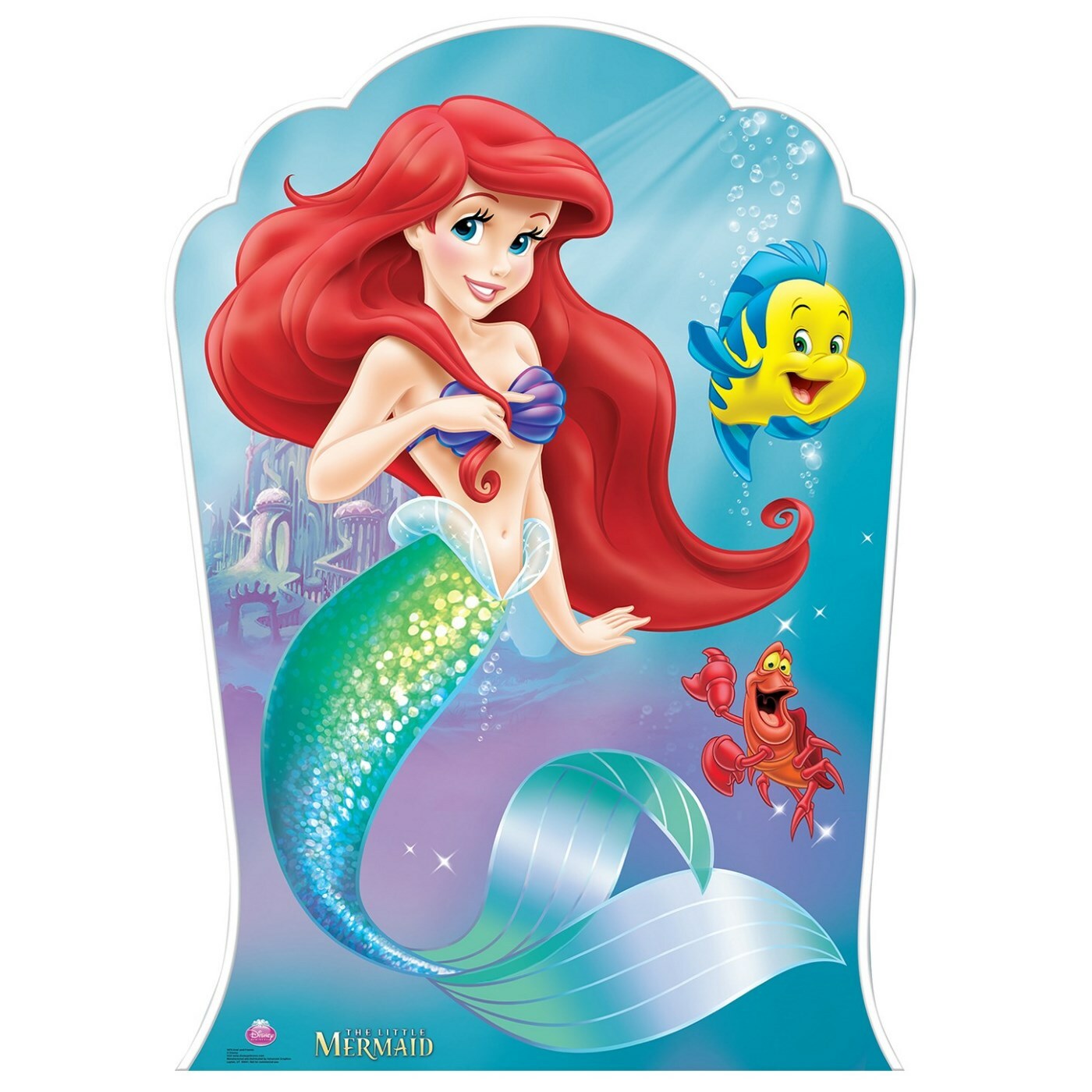 Ariel and Friends Stand Up Photo Prop