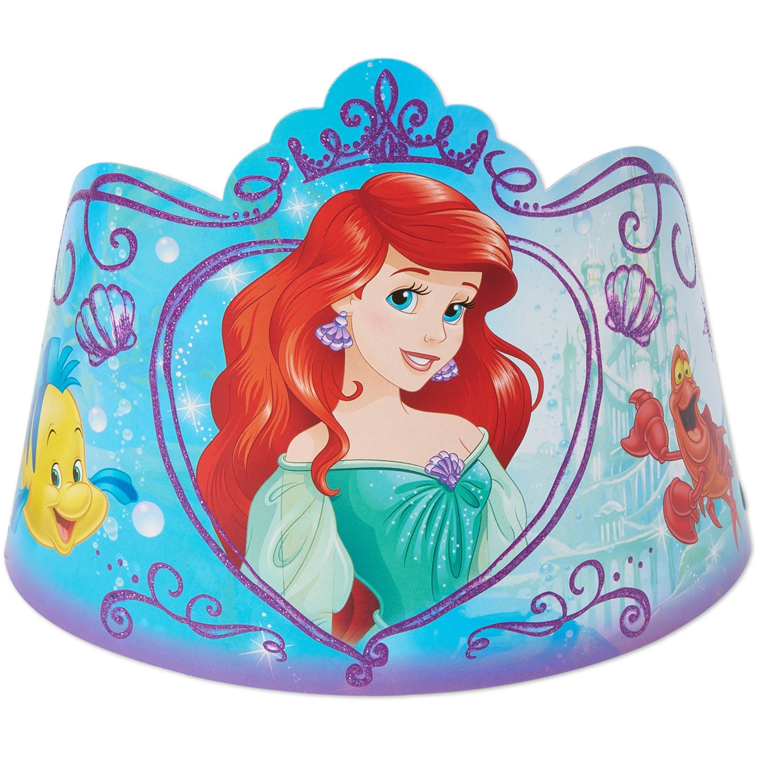 Ariel The Little Mermaid Dream Big Tiaras (Pack of 8)