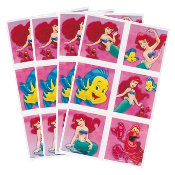 Ariel The Little Mermaid Stickers (Pack of 24)