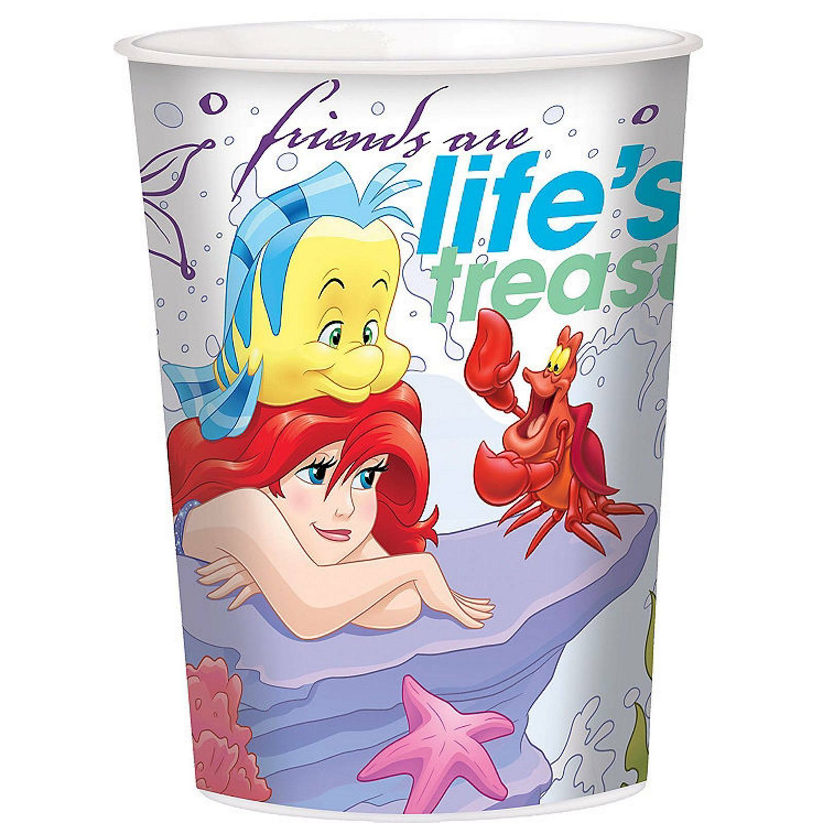 Ariel The Little Mermaid Dream Big Large Plastic Cup