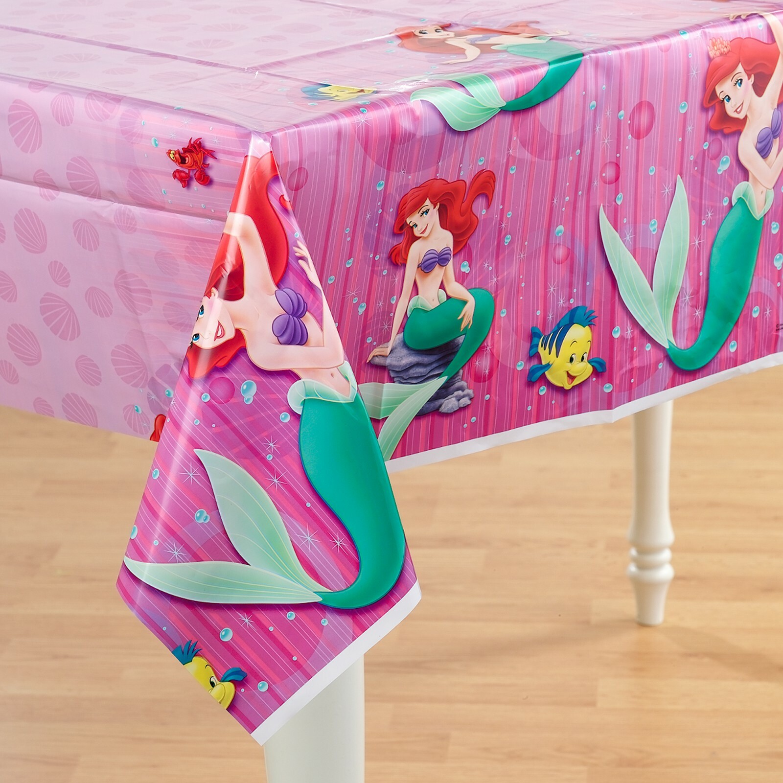 Ariel The Little Mermaid Plastic Tablecloth