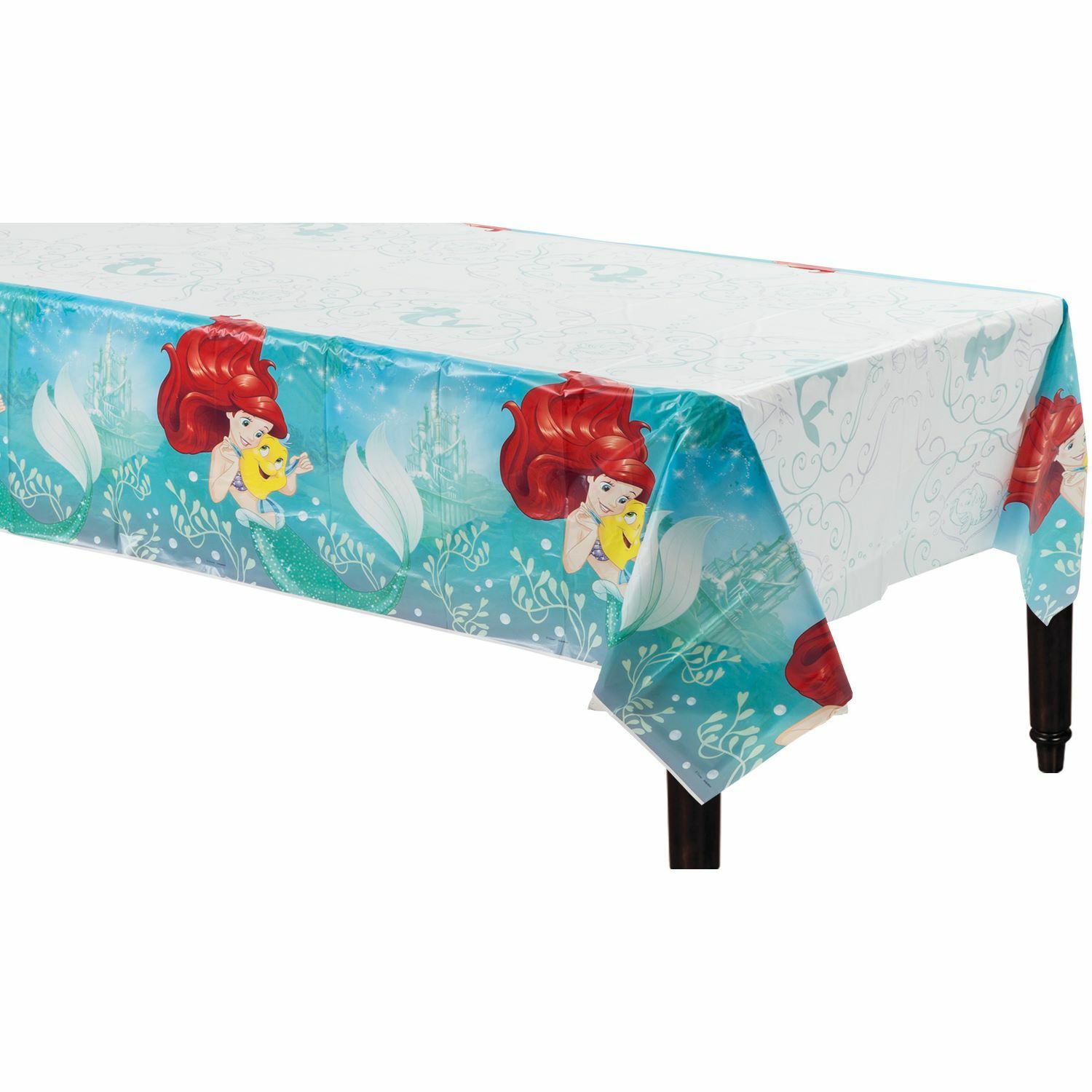 Ariel The Little Mermaid Dream Big Plastic Tablecloth