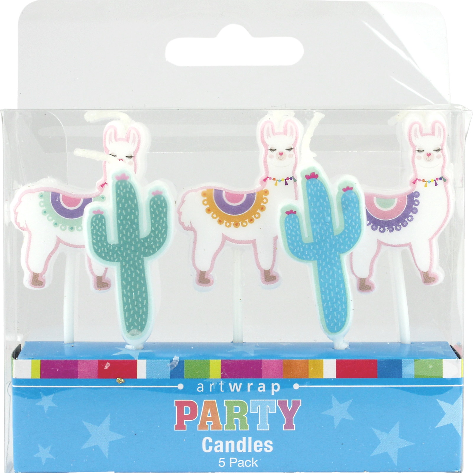  Llama & Cactus Candles (Set of 5)