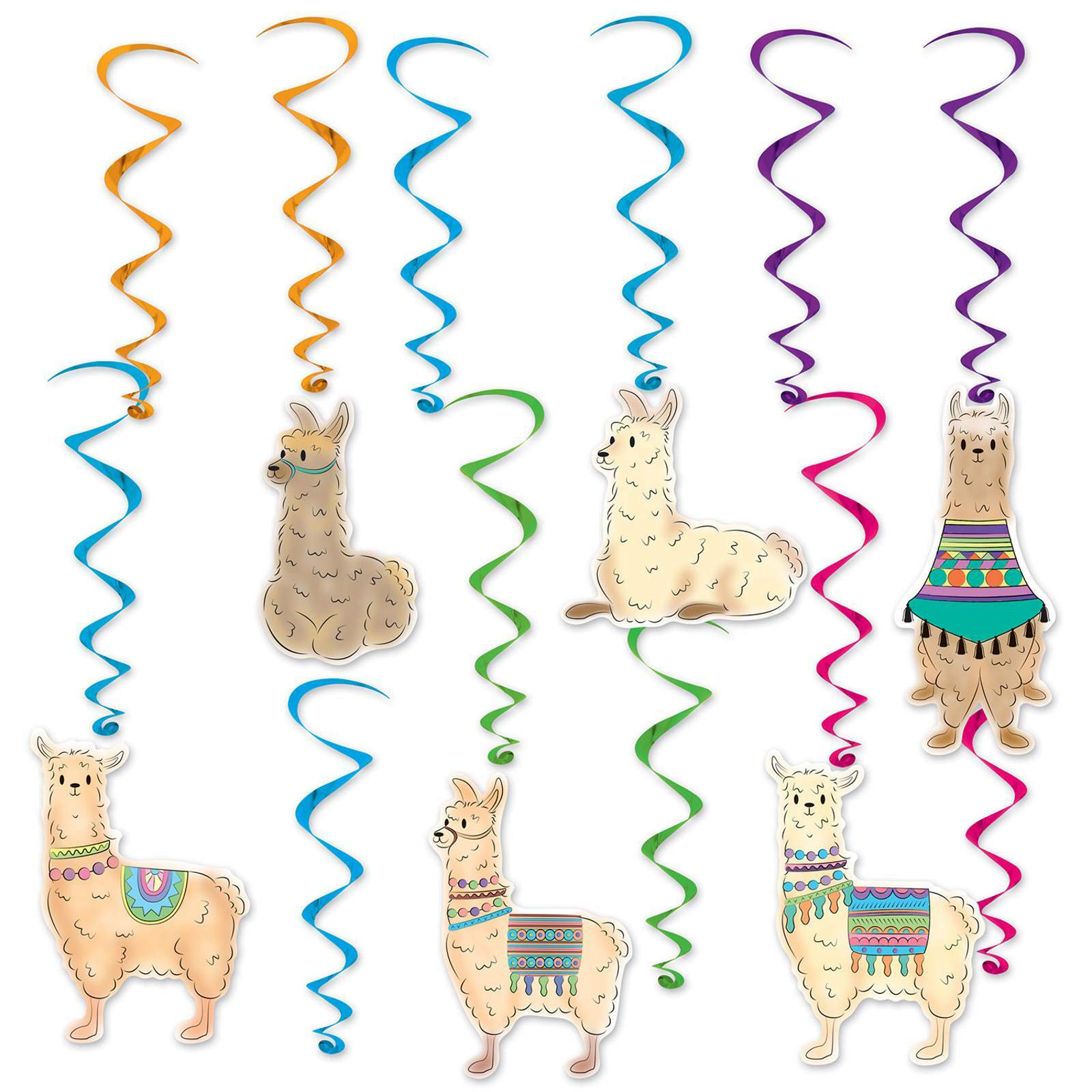 Desert Llama Swirls (Pack of 12)