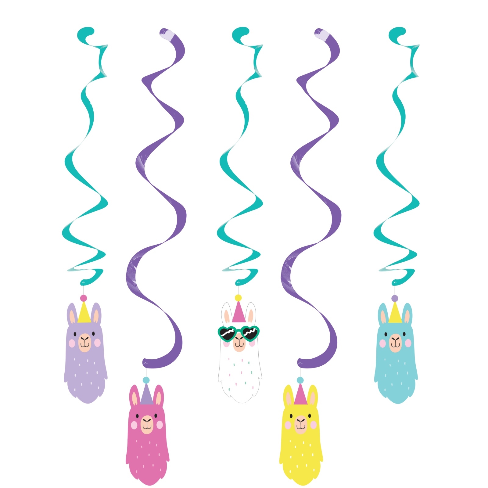 Llama Party Hanging Decorations