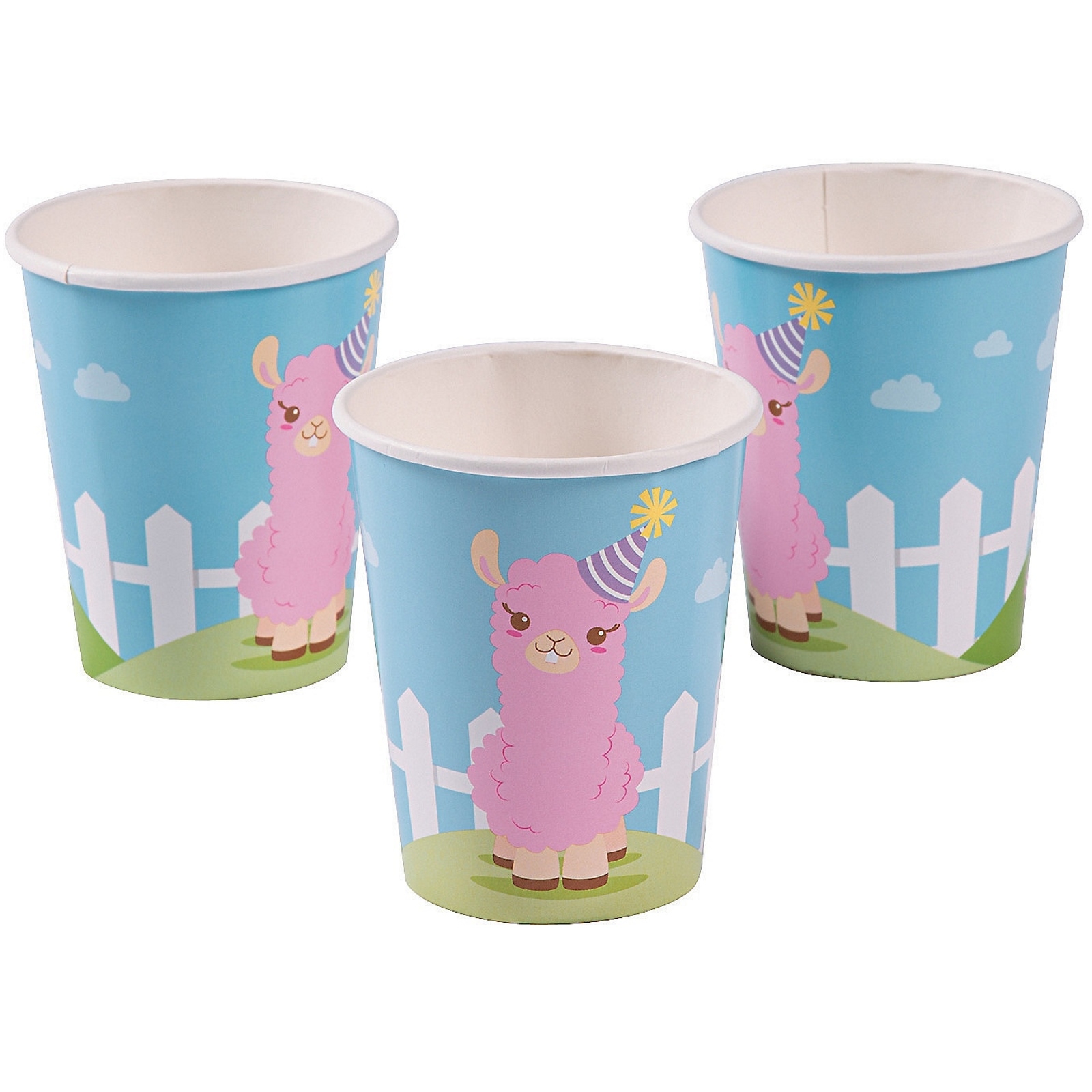 Lil' Llama Paper Cups (Pack of 8)