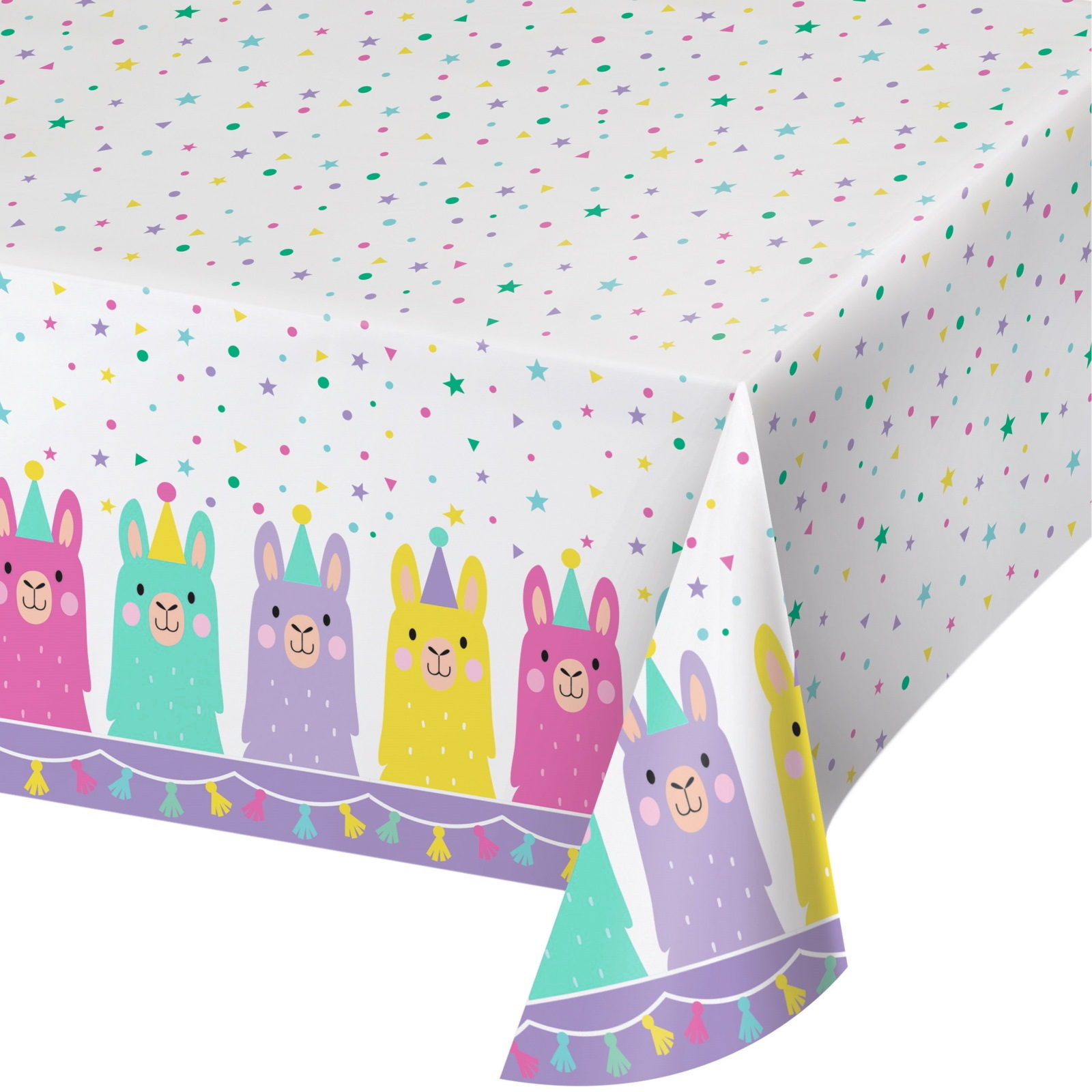  Llama Party Plastic Tablecloth