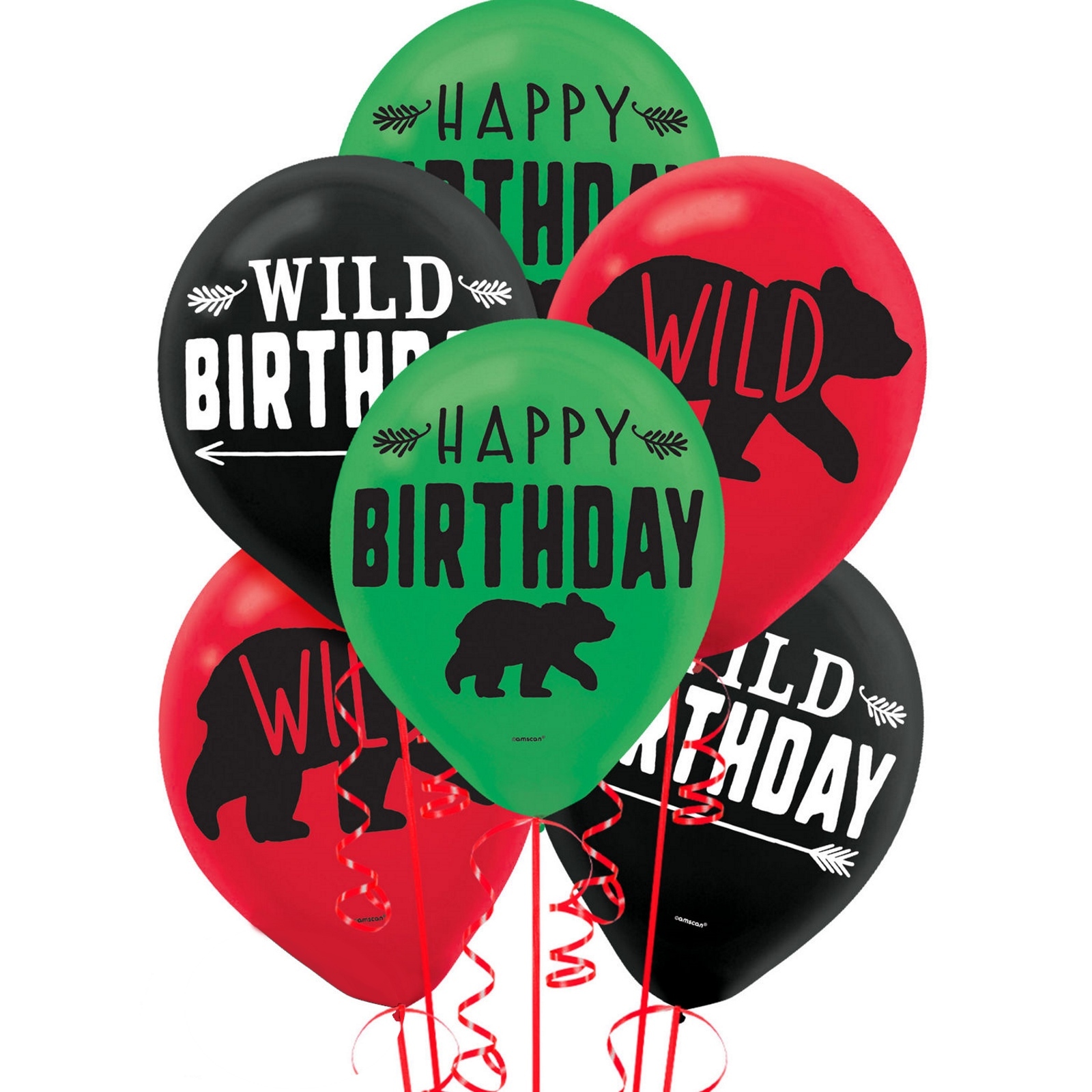 Little Lumberjack Latex Balloons (Pack of 15)