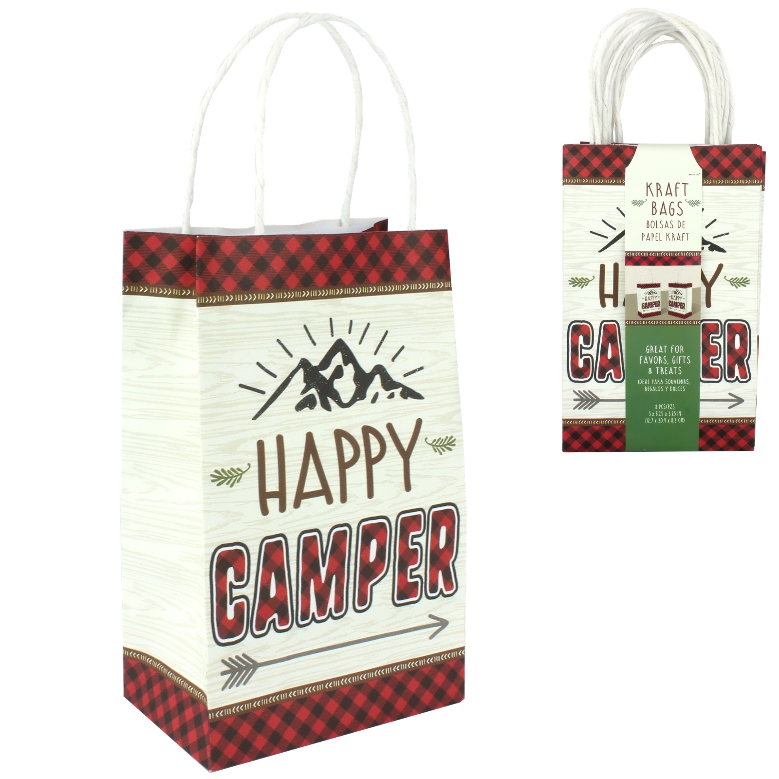 Little Lumberjack Paper Gift Bags (Pack of 8)