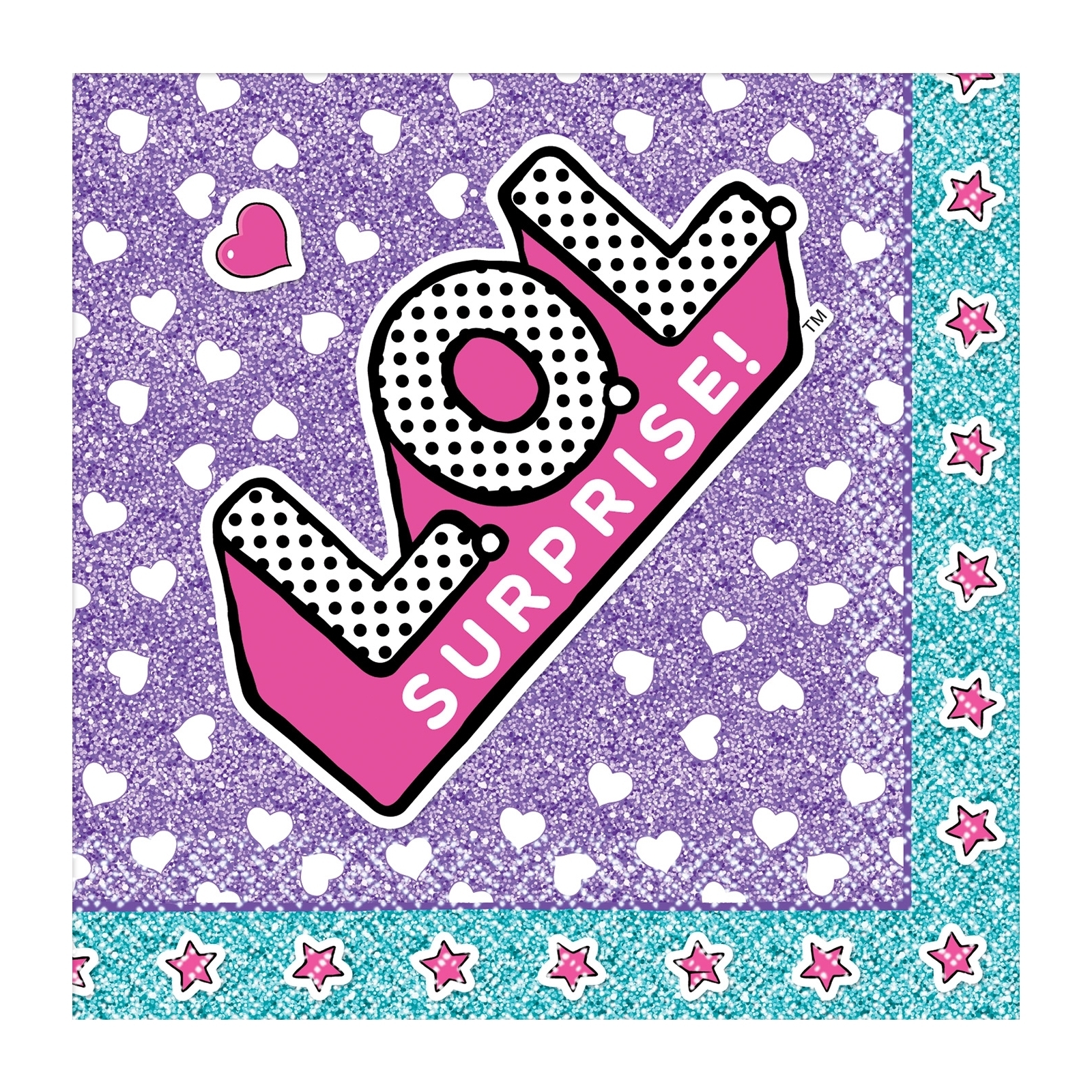 LOL Surprise Small Napkins / Serviettes (Pack of 16)
