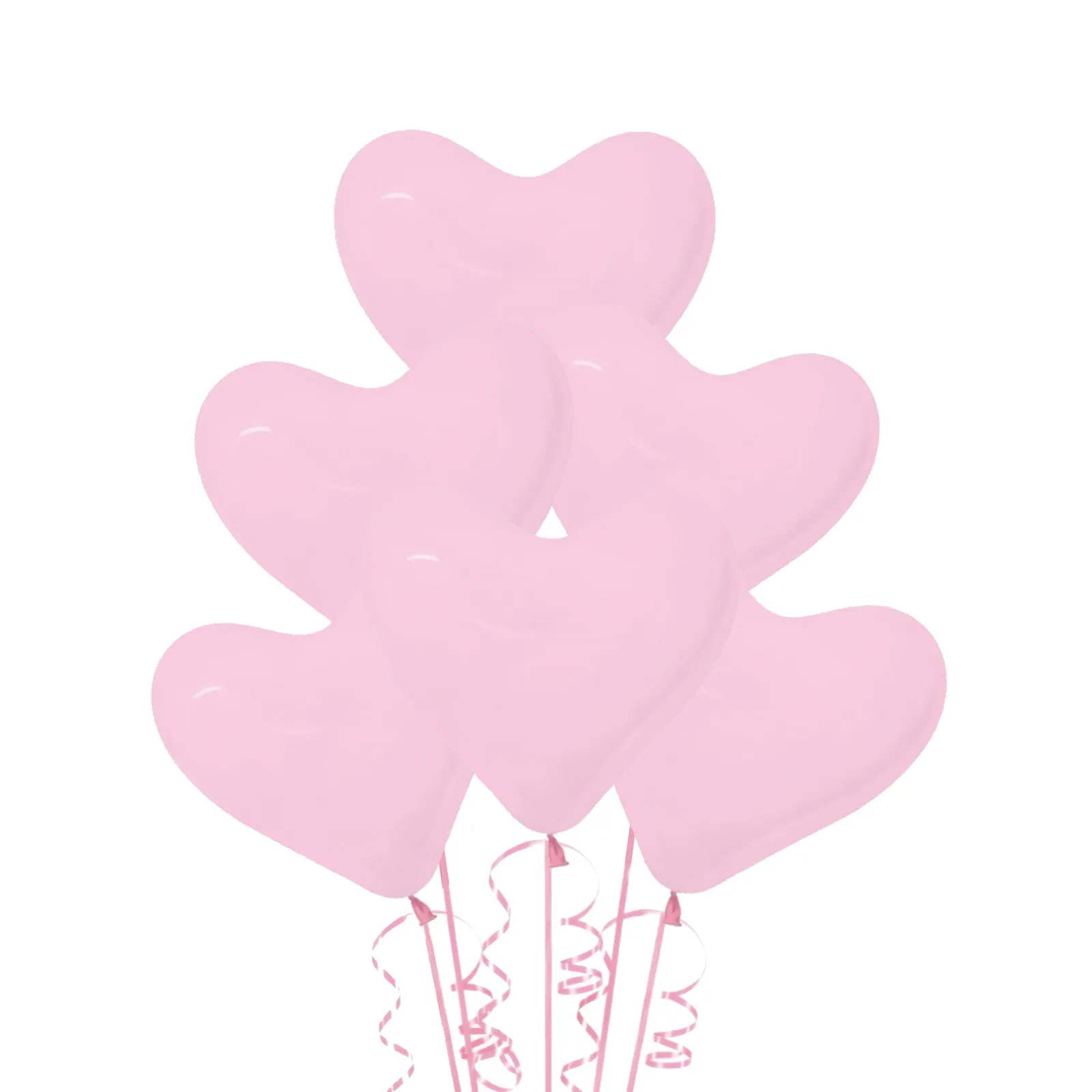 Sempertex Fashion Pink Heart Shaped Balloons (Pack of 12)