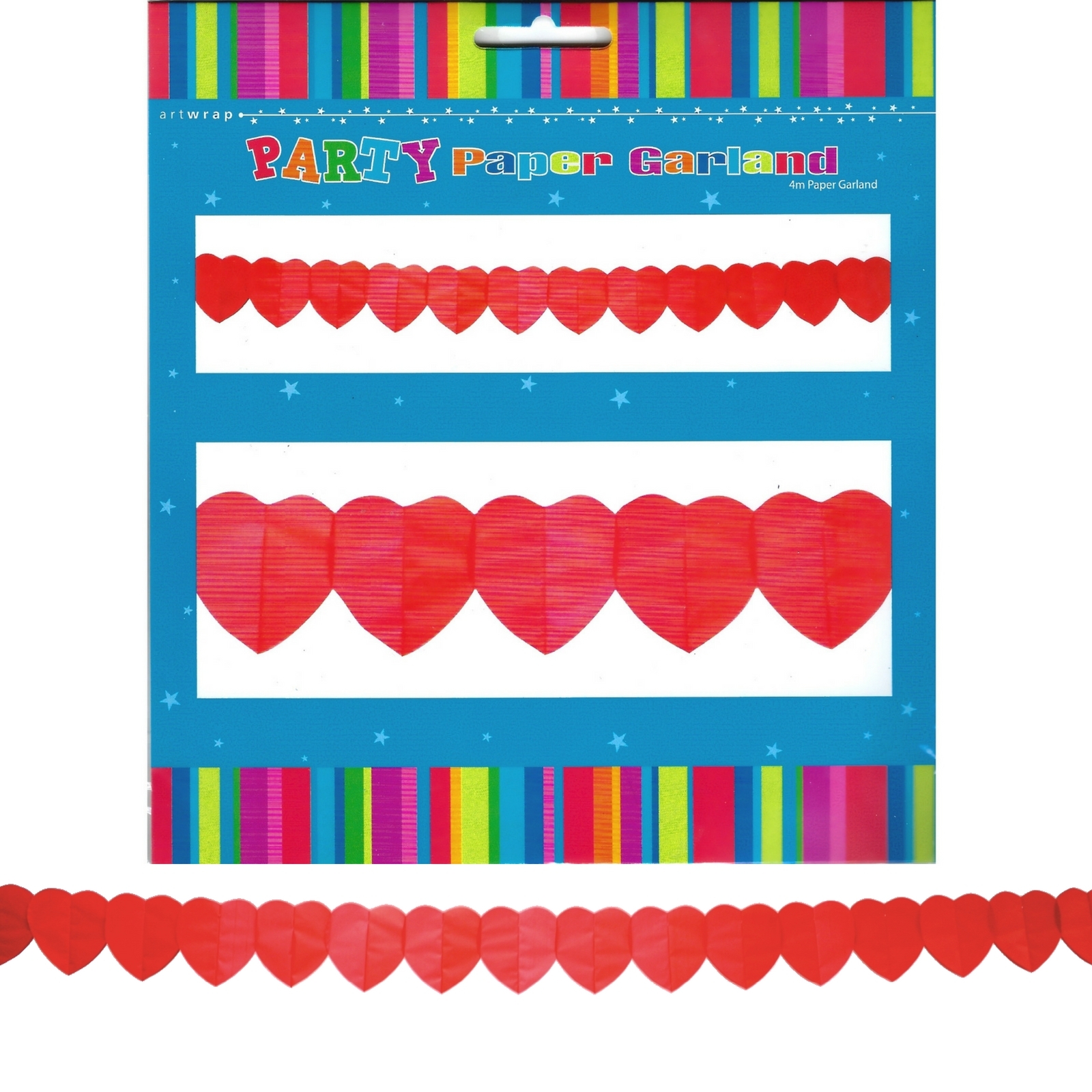 Heart Paper Garland Banner