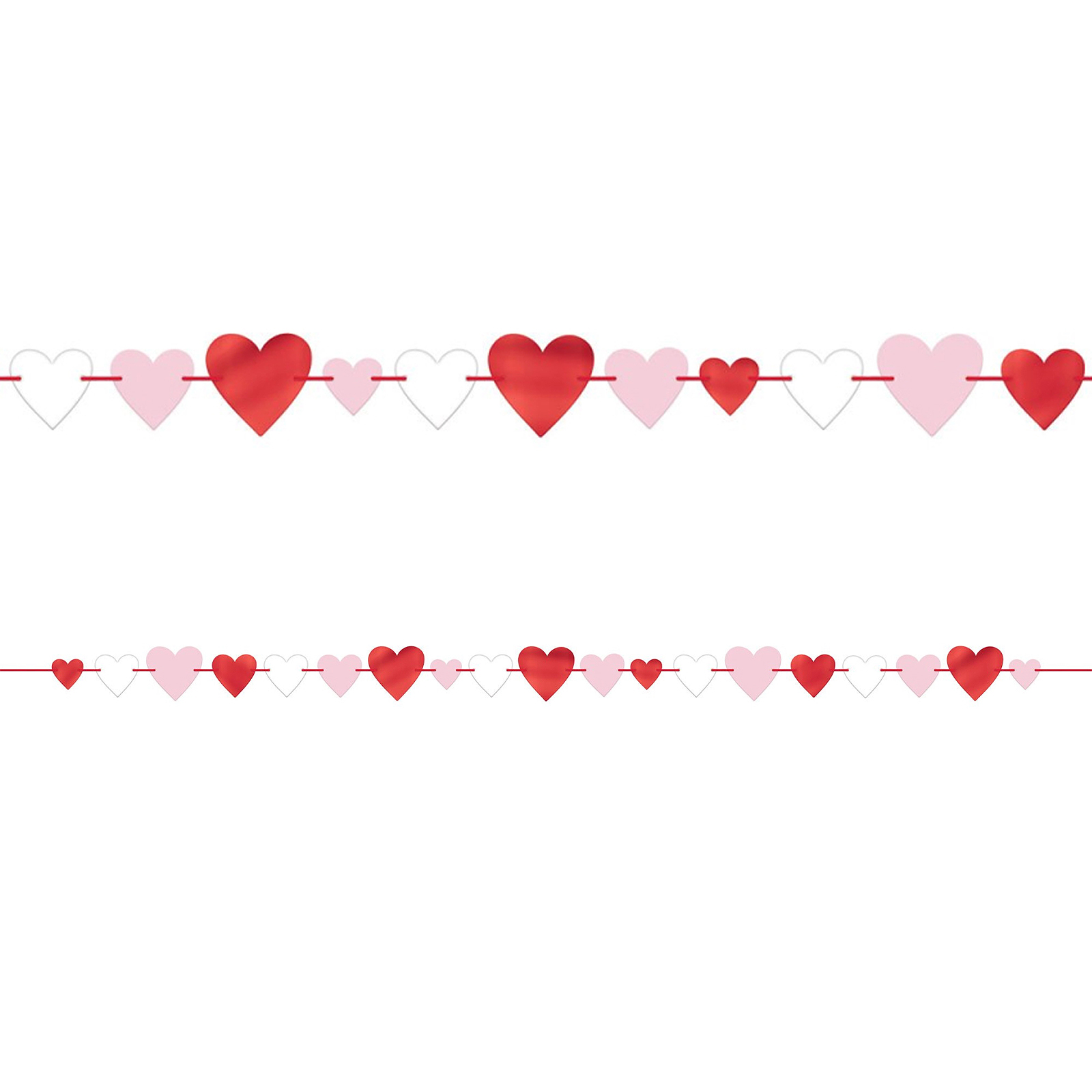 Love Hearts Garland Banner