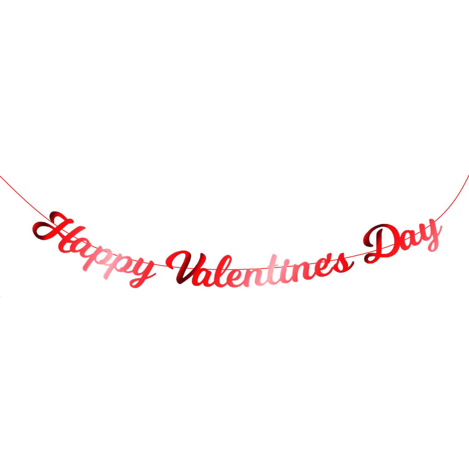 Red Happy Valentine's Day Letter Banner 1.5m