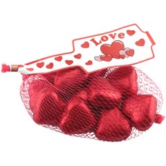 Red Chocolate Hearts (77g Bag)