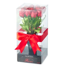 Dozen Milk Chocolate Red Roses (Box of 12)