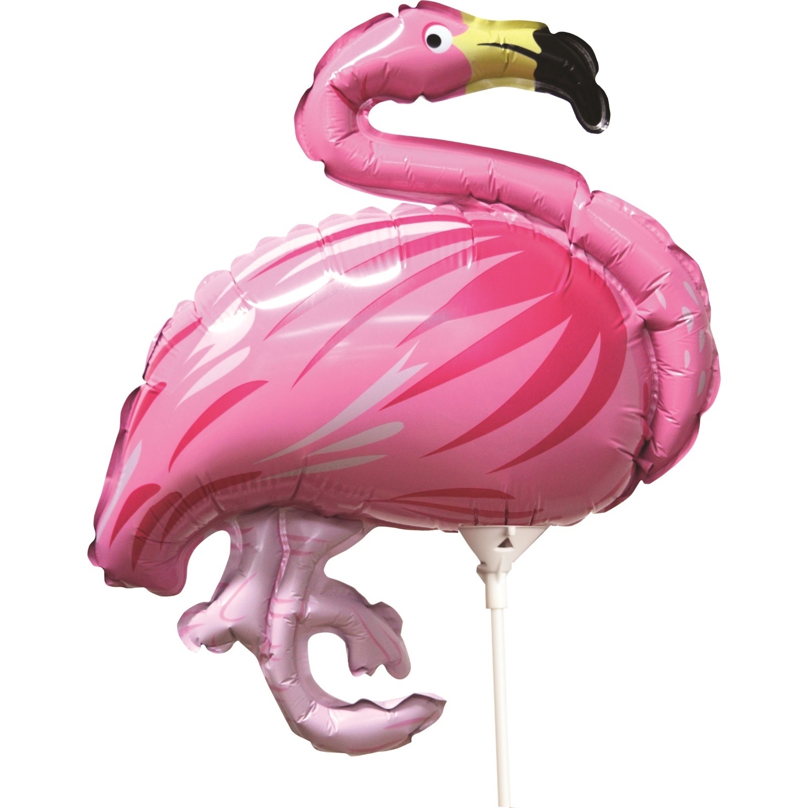 Flamingo Foil Balloon with Stick