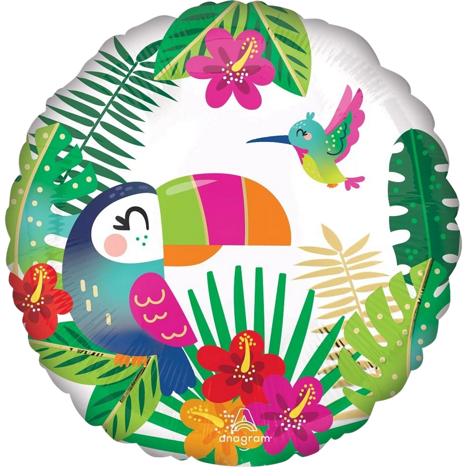 Tropical Paradise Foil Helium Balloon