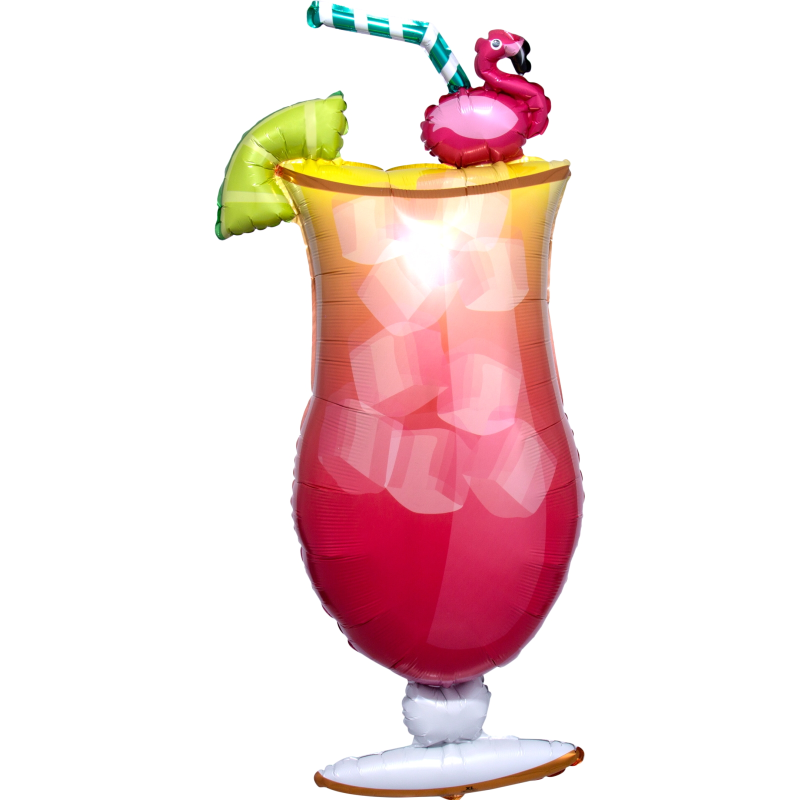 Let's Flamingle Tropical Drink Supershape Helium Balloon 104cm