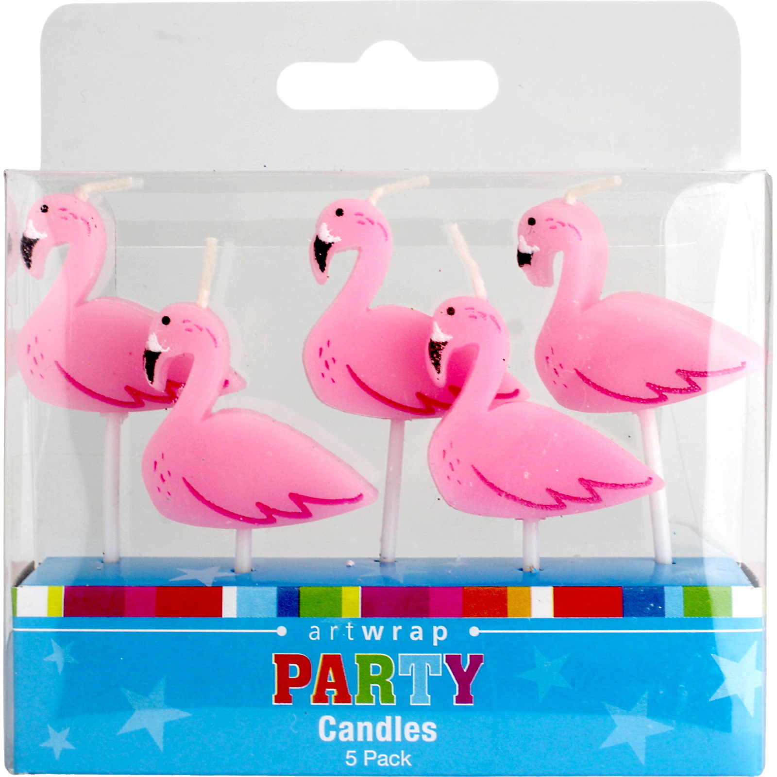 Flamingo Candles (Pack of 5)