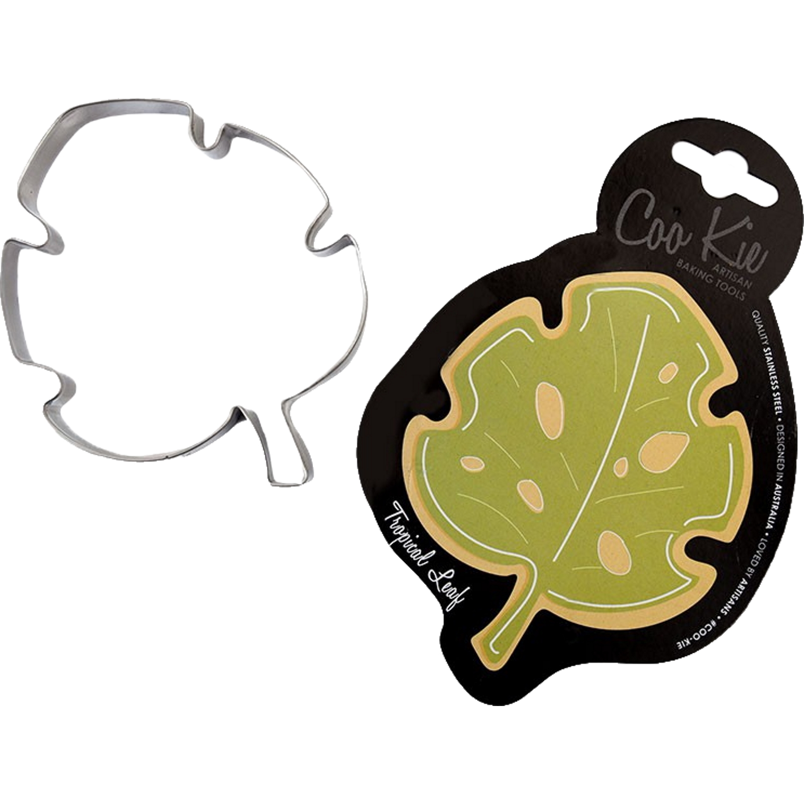 Coo Kie Tropical Leaf Cookie Cutter 