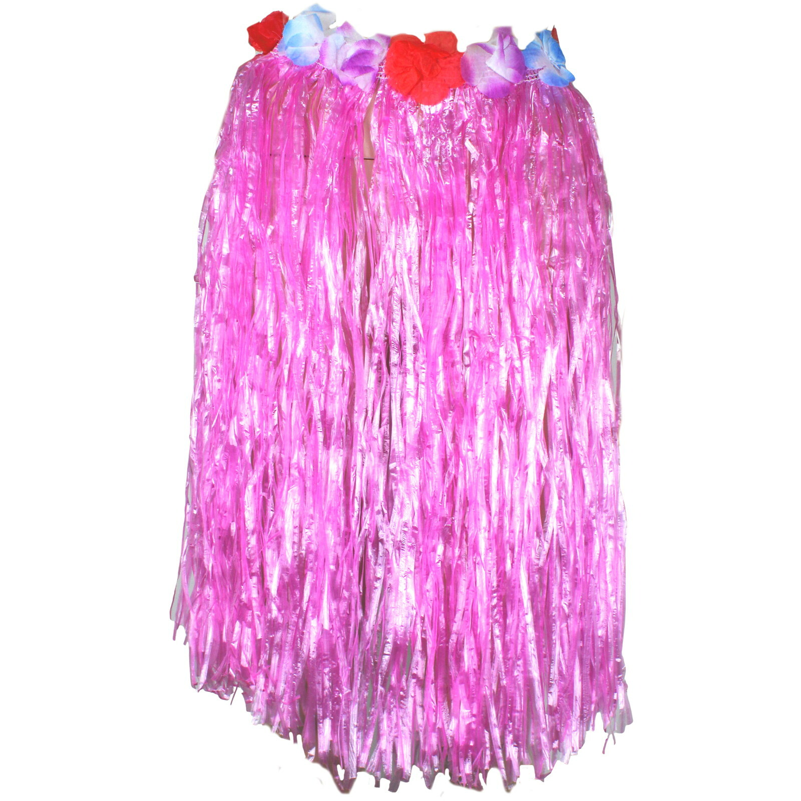 Adult Pink Artificial Grass Hula Skirt
