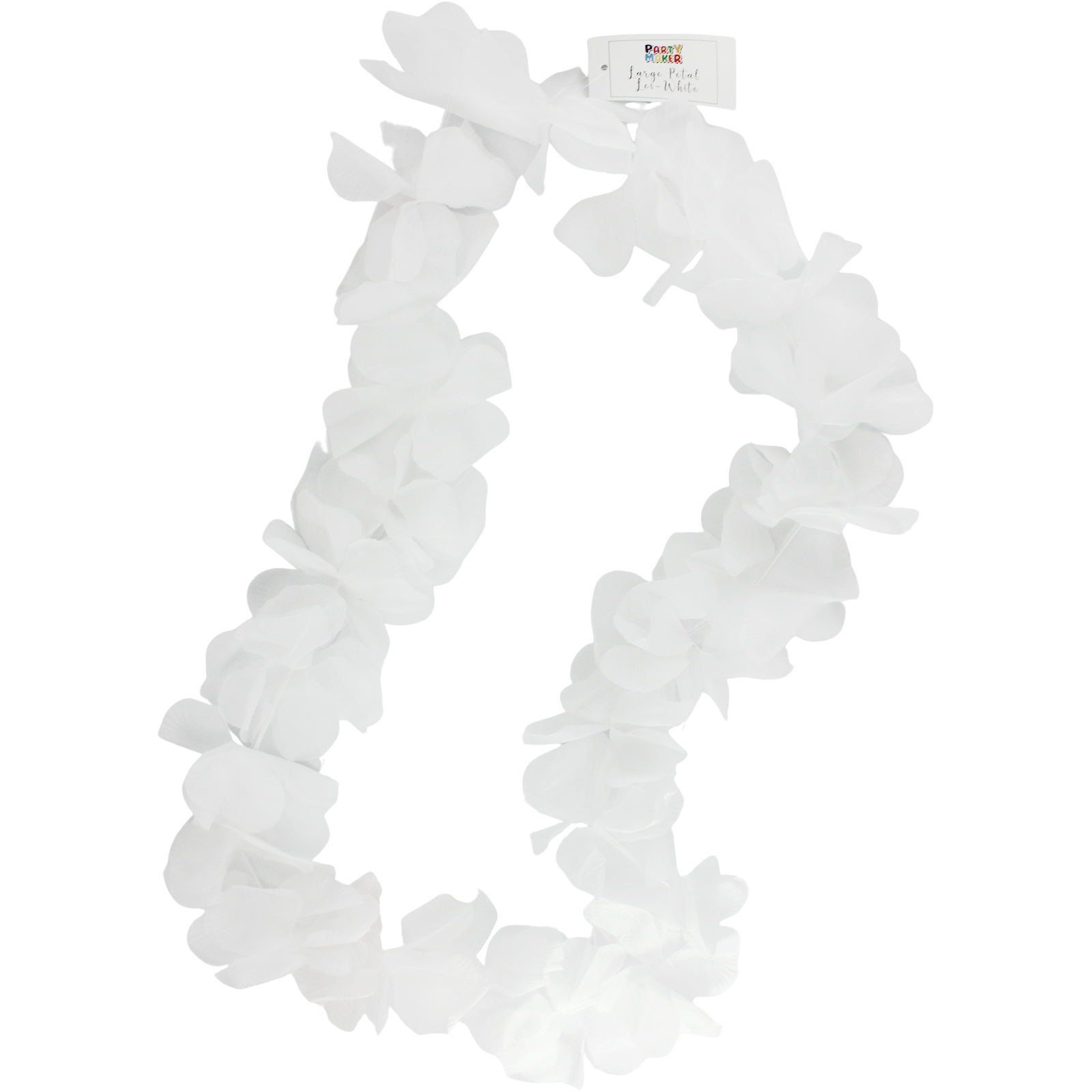 White Large Petal Tropical Lei