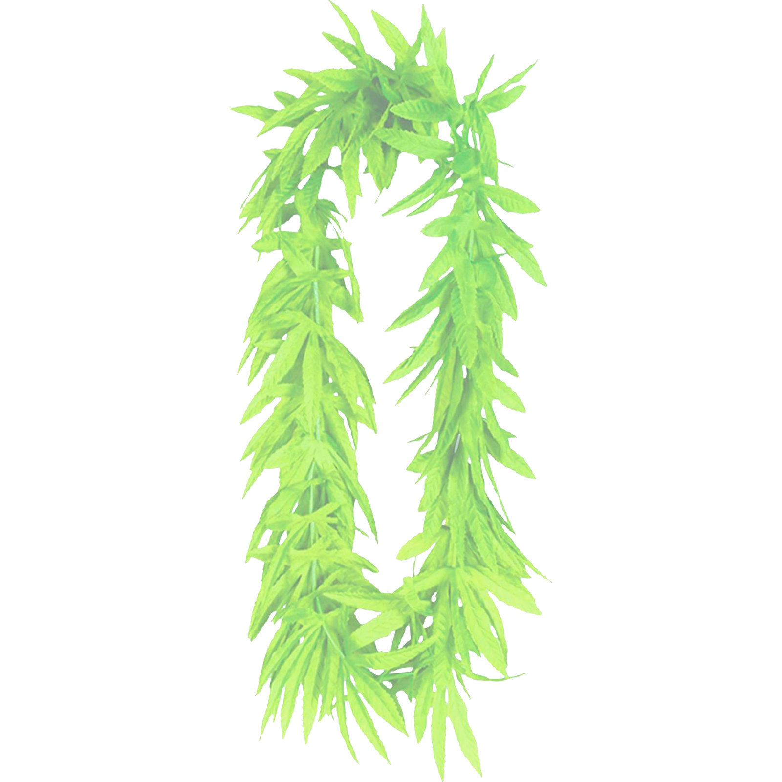 Bright Green Leaf Hawaiian Lei