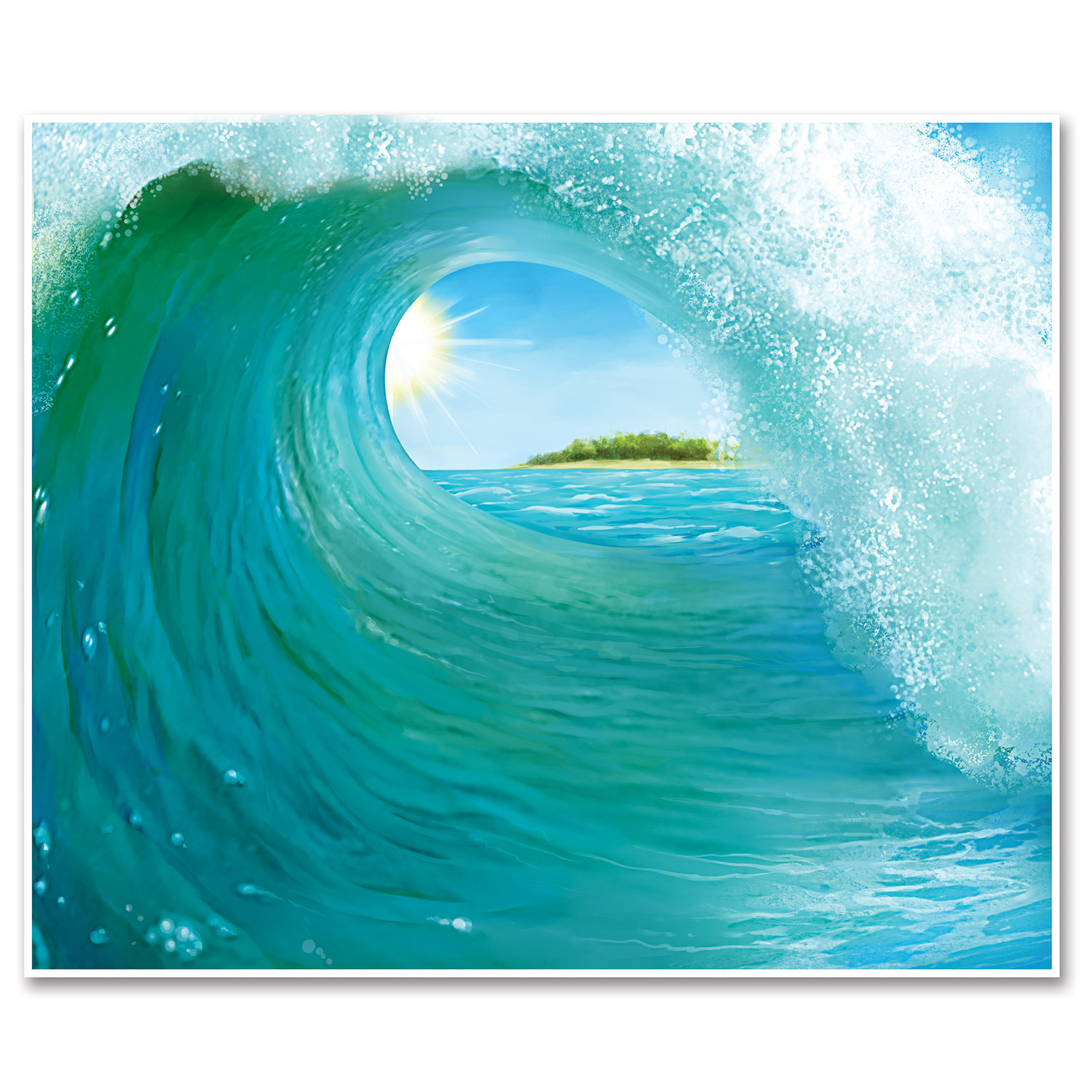 Surf Wave Wall Decoration