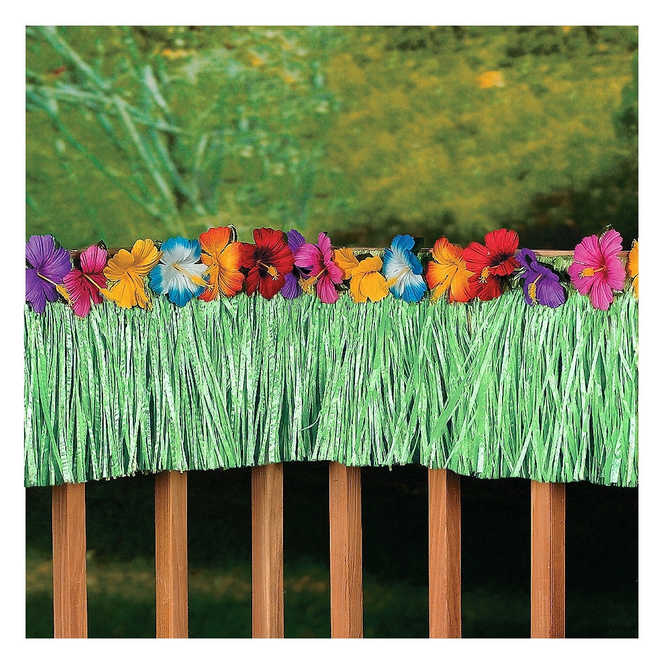 Artificial Hibiscus Fringe Decoration