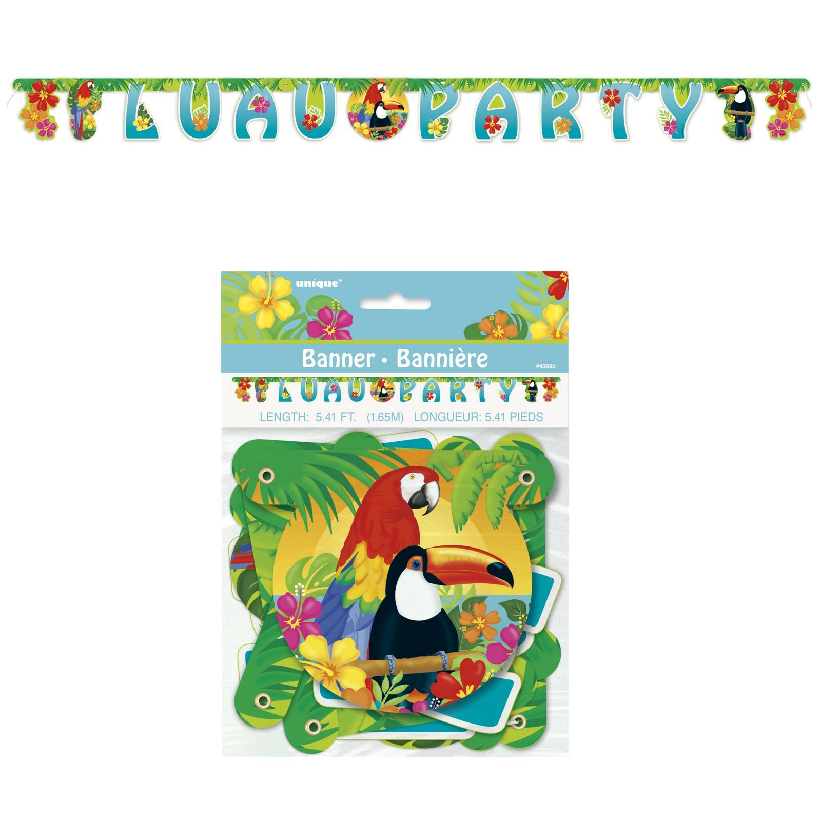 Luau Party Jointed Banner