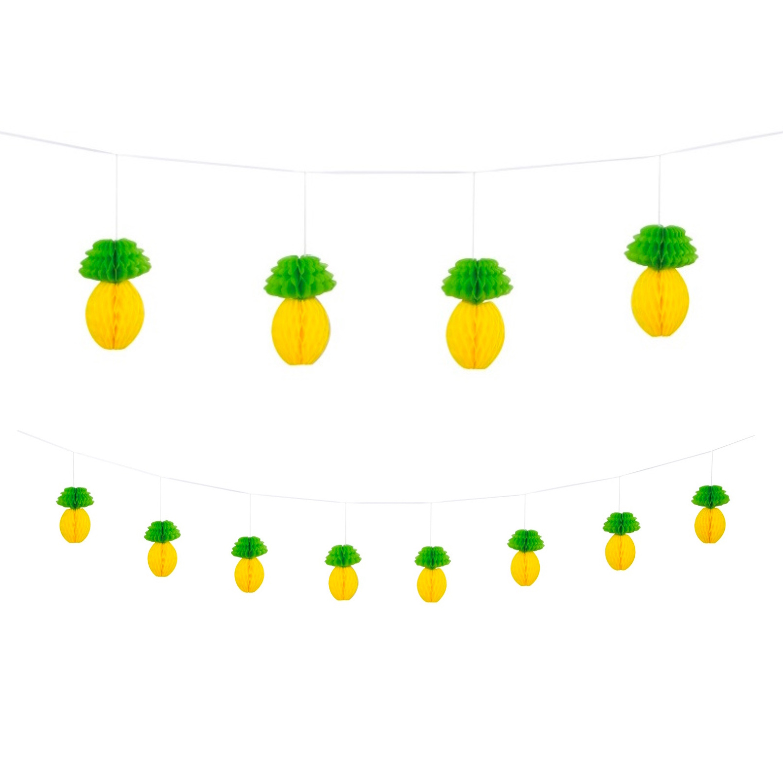 Pineapple Honeycomb Garland Banner