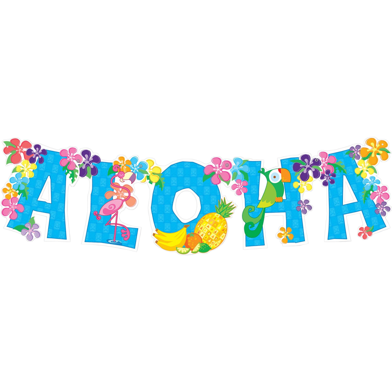 Hawaiian Aloha Jointed Banner